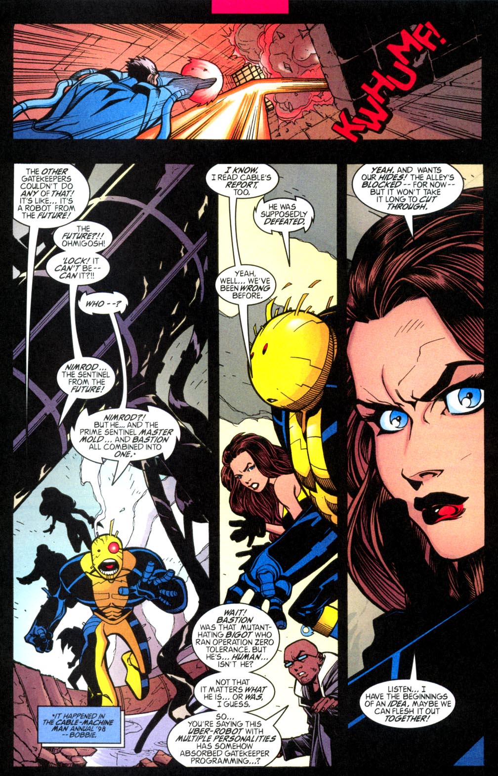Read online Warlock (1999) comic -  Issue #6 - 16