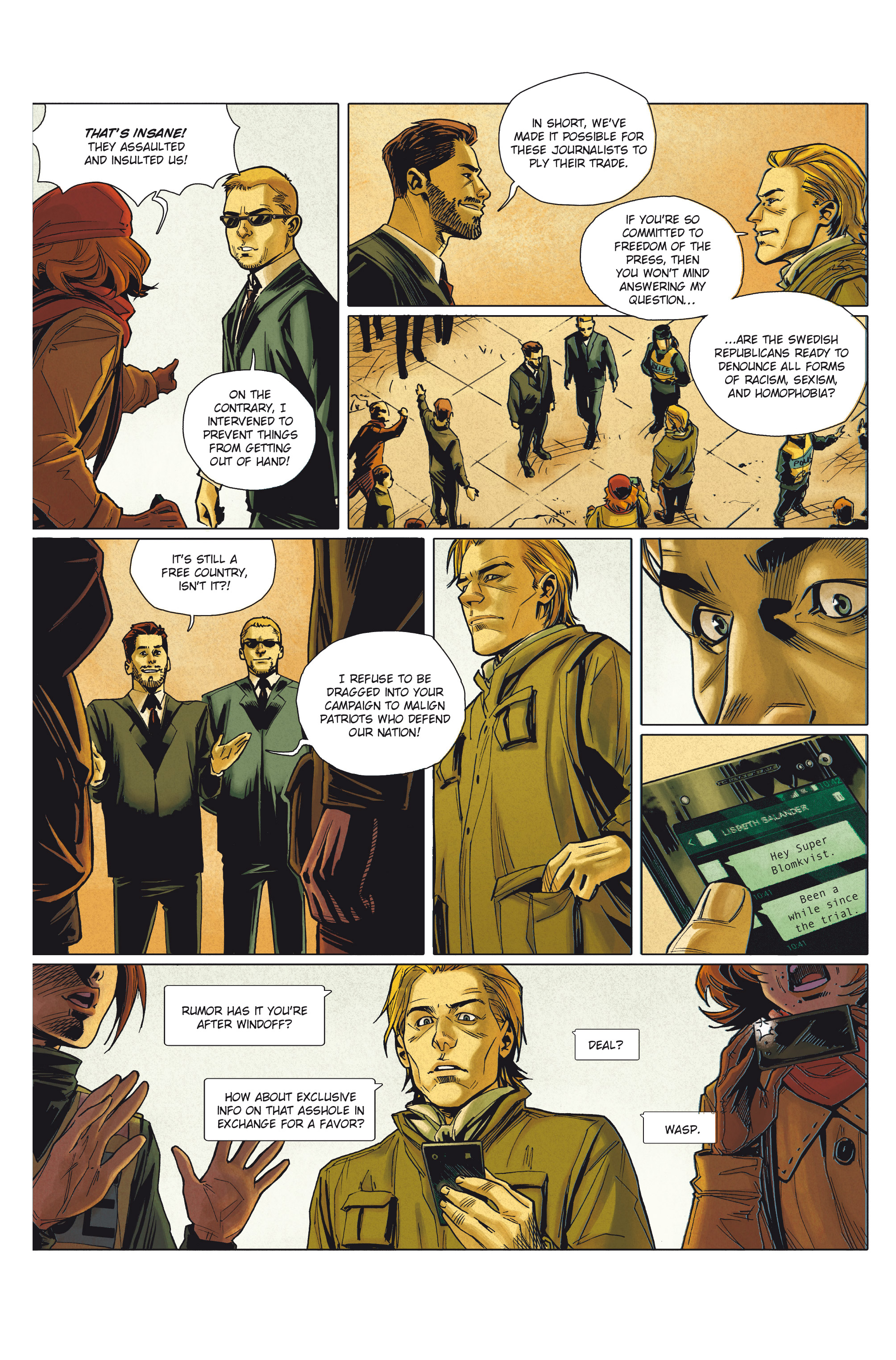 Read online Millennium: The Girl Who Danced With Death comic -  Issue #1 - 12