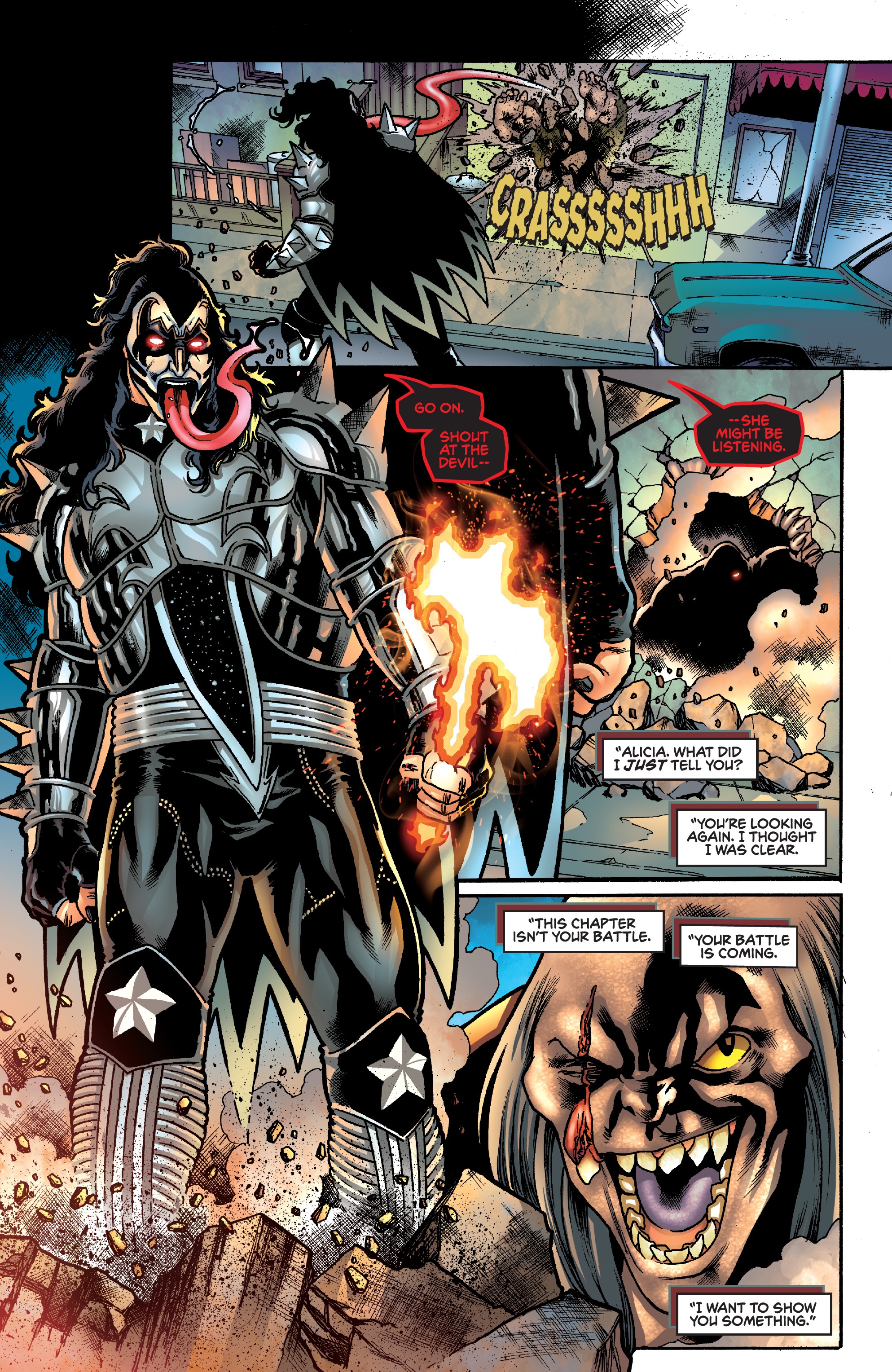 Read online KISS: Blood and Stardust comic -  Issue #4 - 9