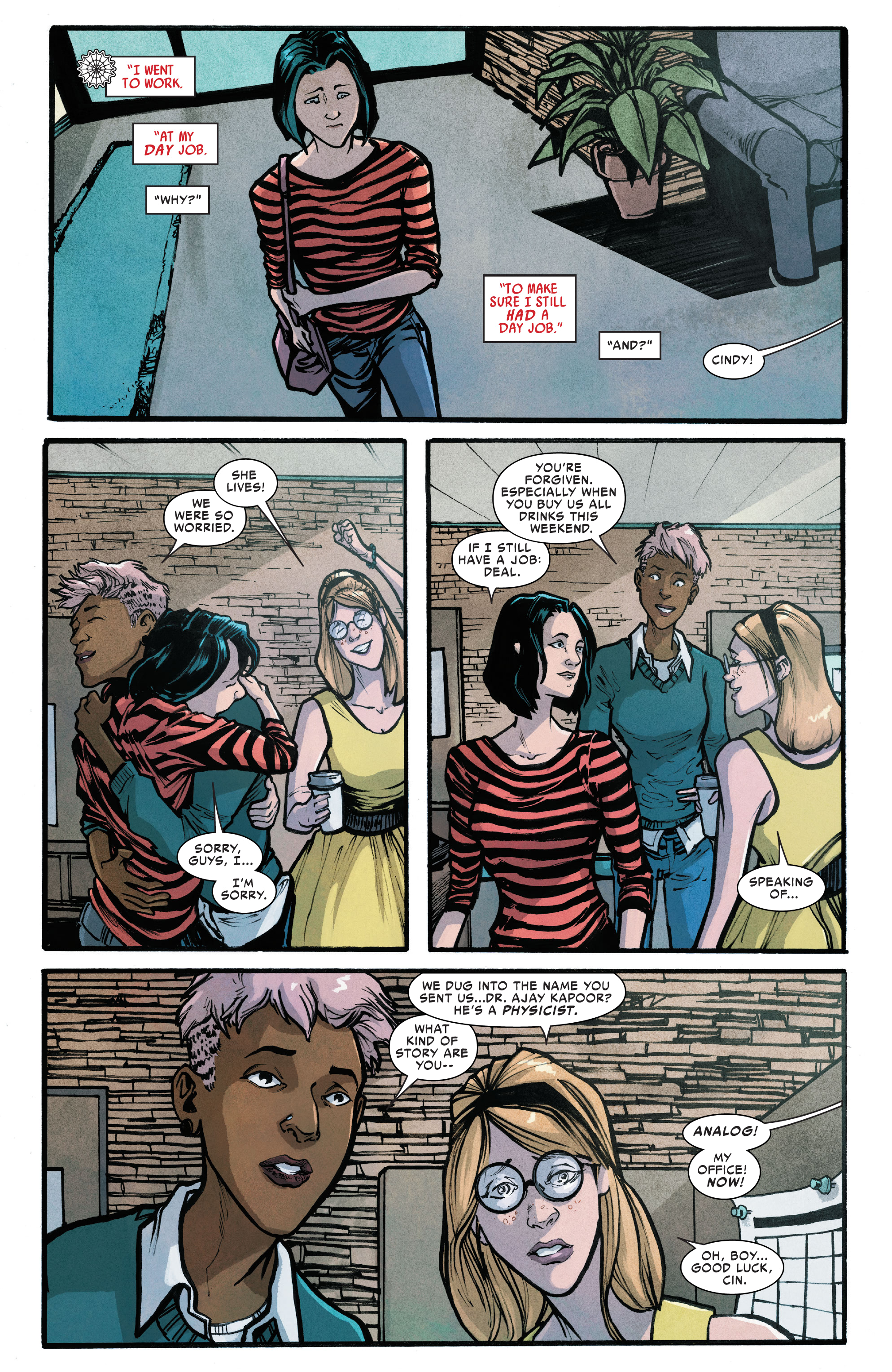 Read online Silk: Out of the Spider-Verse comic -  Issue # TPB 1 (Part 4) - 21