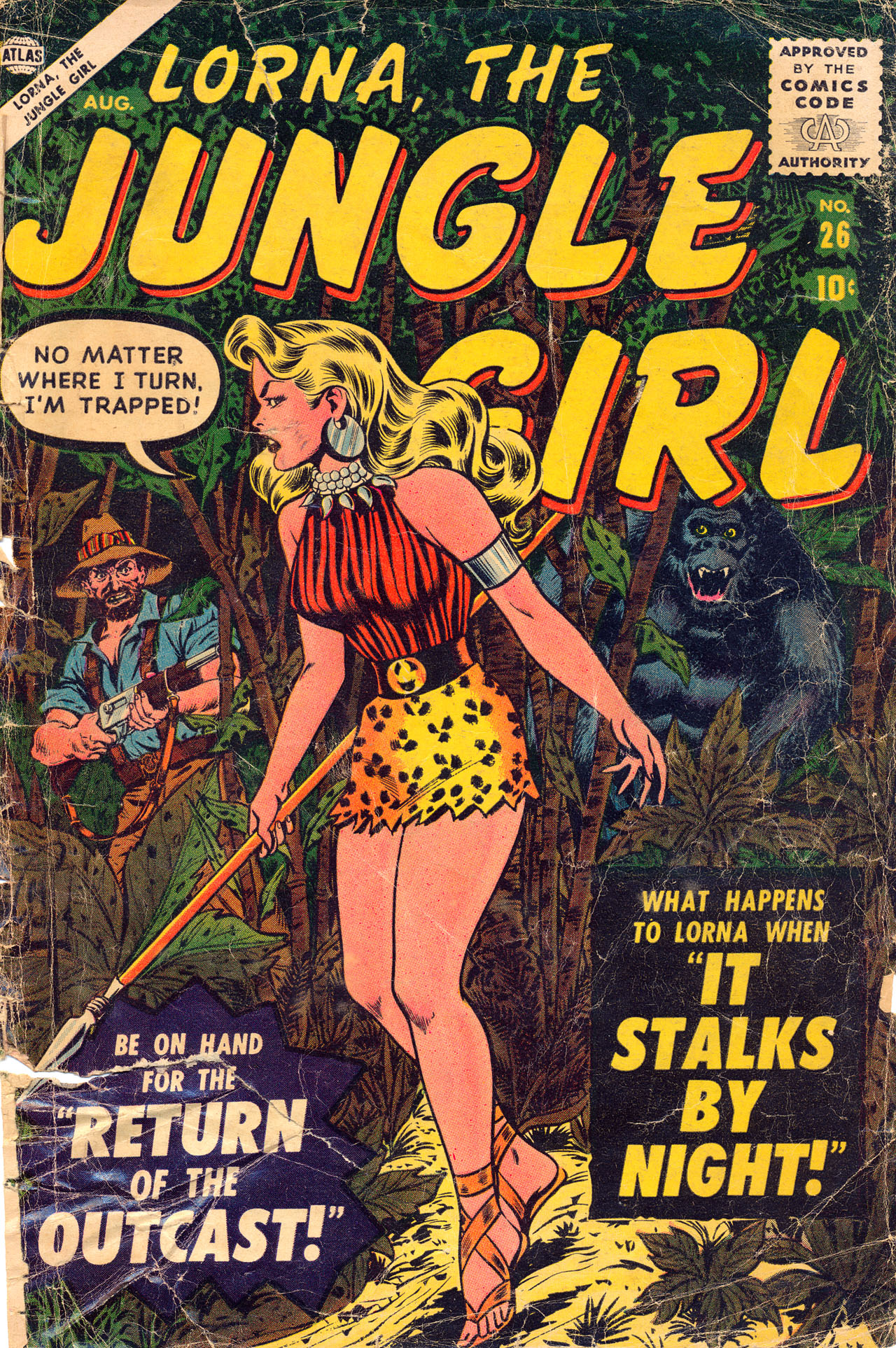 Read online Lorna, The Jungle Girl comic -  Issue #26 - 1