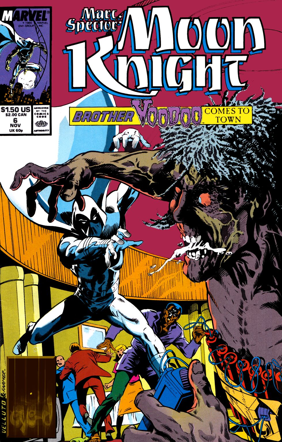 Read online Marc Spector: Moon Knight comic -  Issue #6 - 1