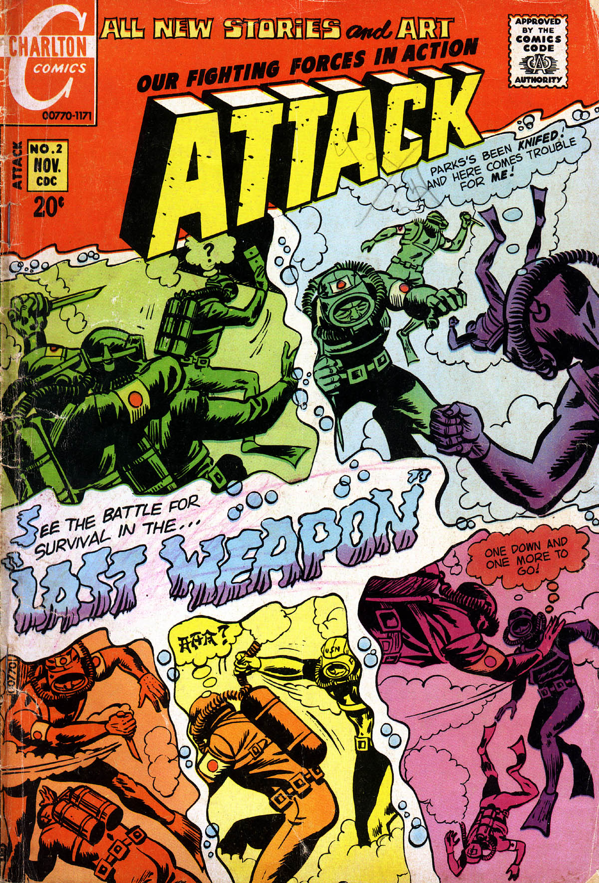 Read online Attack (1971) comic -  Issue #2 - 1