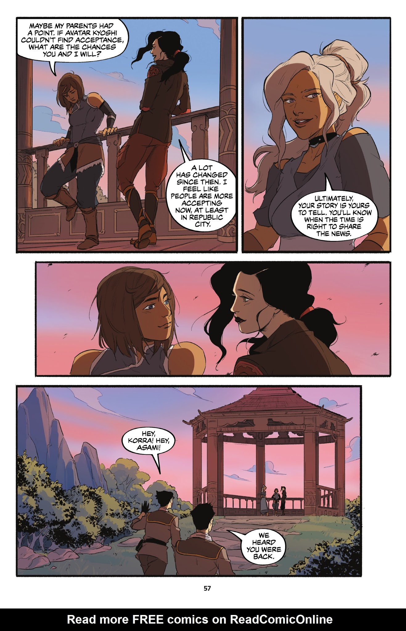 Read online Nickelodeon The Legend of Korra – Turf Wars comic -  Issue #1 - 58