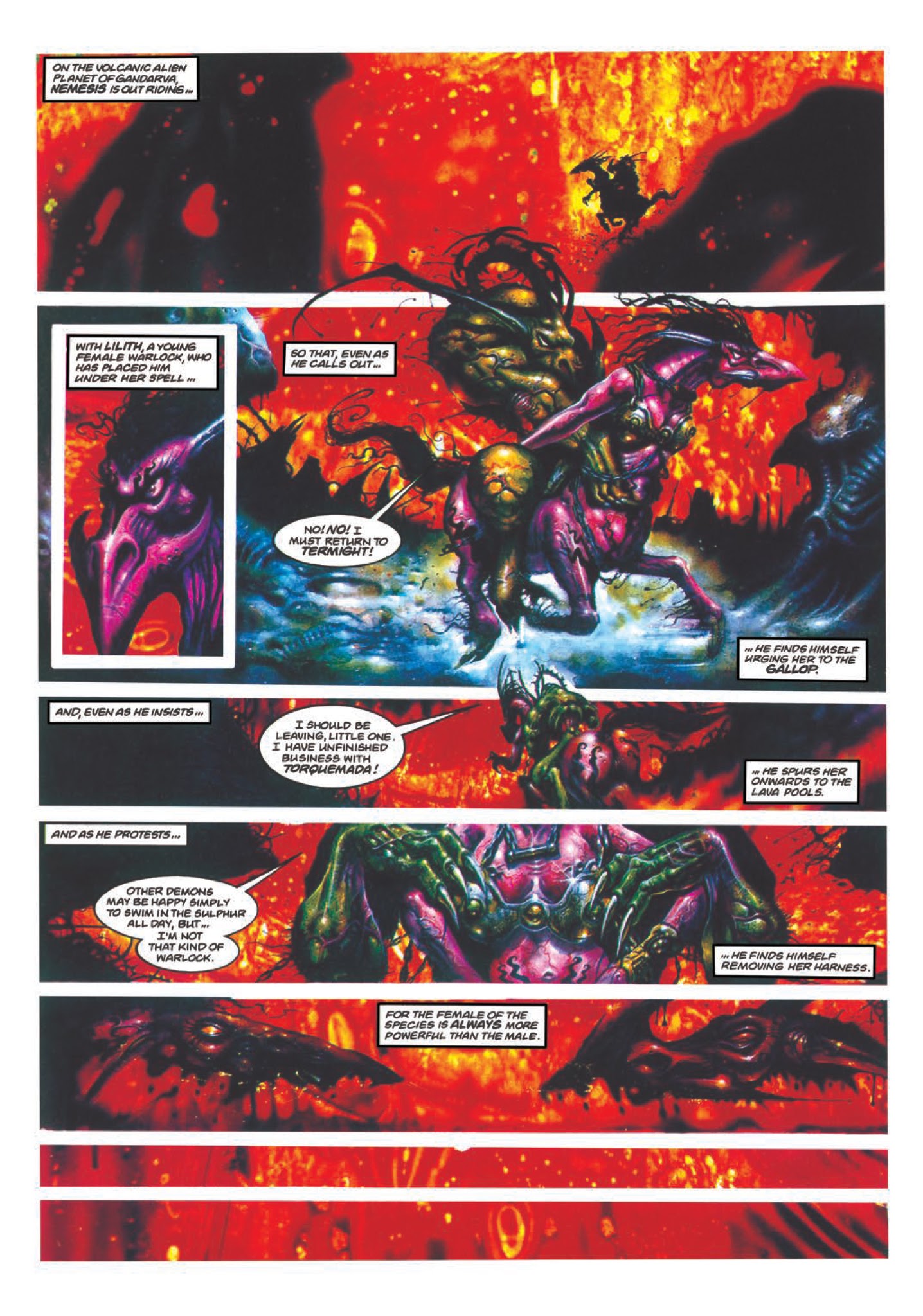 Read online The Complete Nemesis The Warlock comic -  Issue # TPB 3 - 126