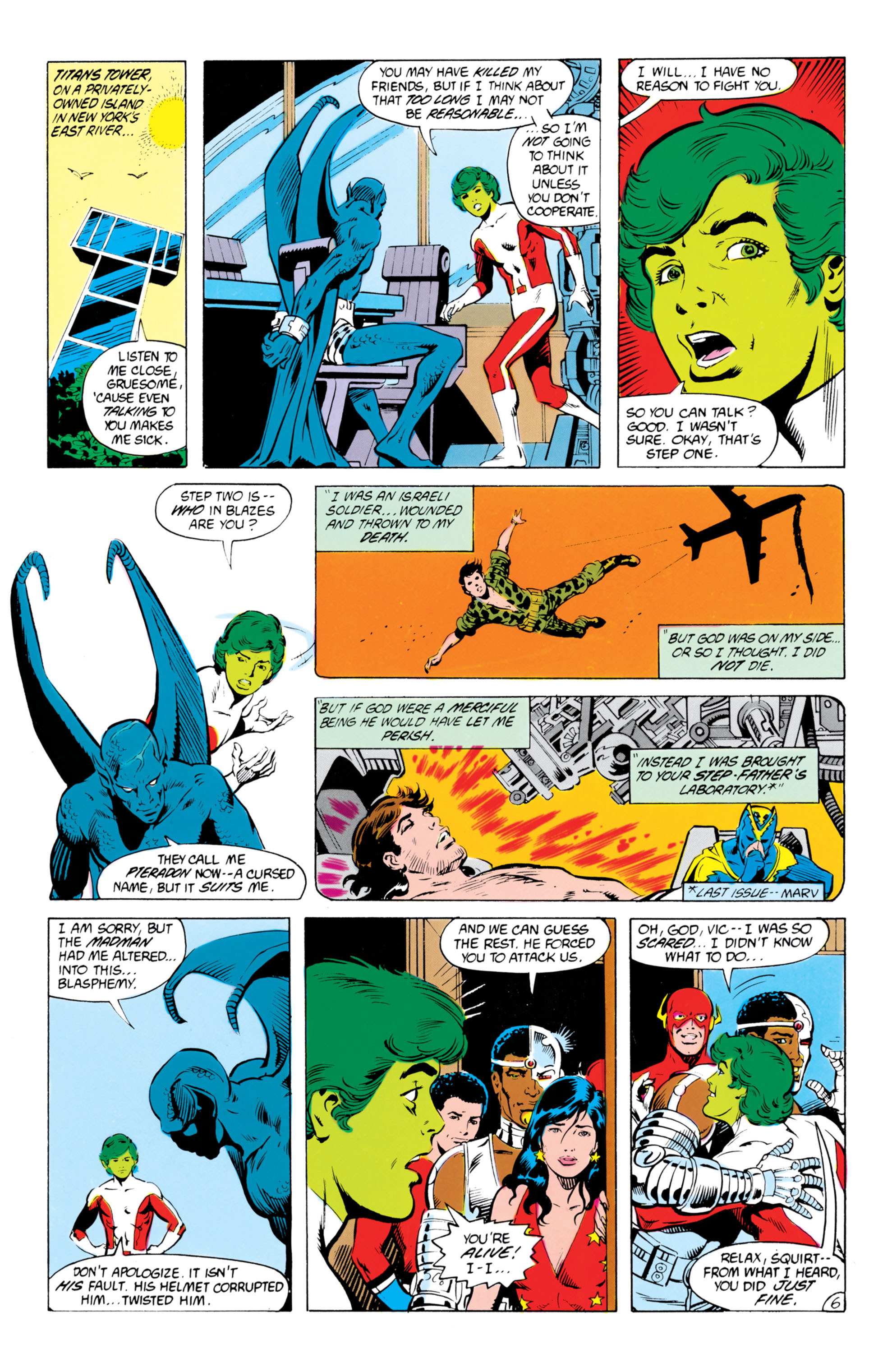 Read online The New Teen Titans (1984) comic -  Issue #25 - 7