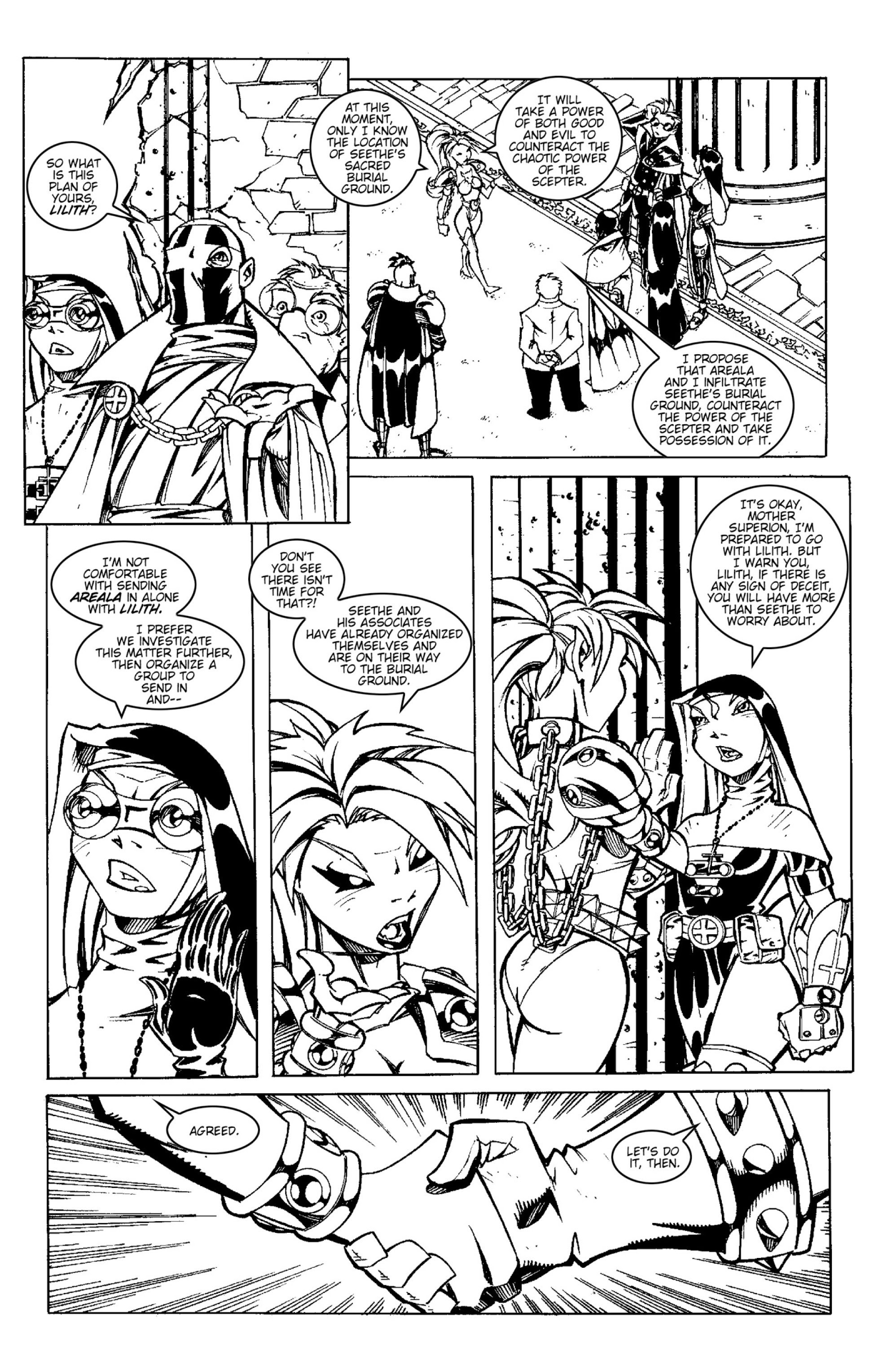 Read online Warrior Nun Areala: Armor of God comic -  Issue # TPB - 92