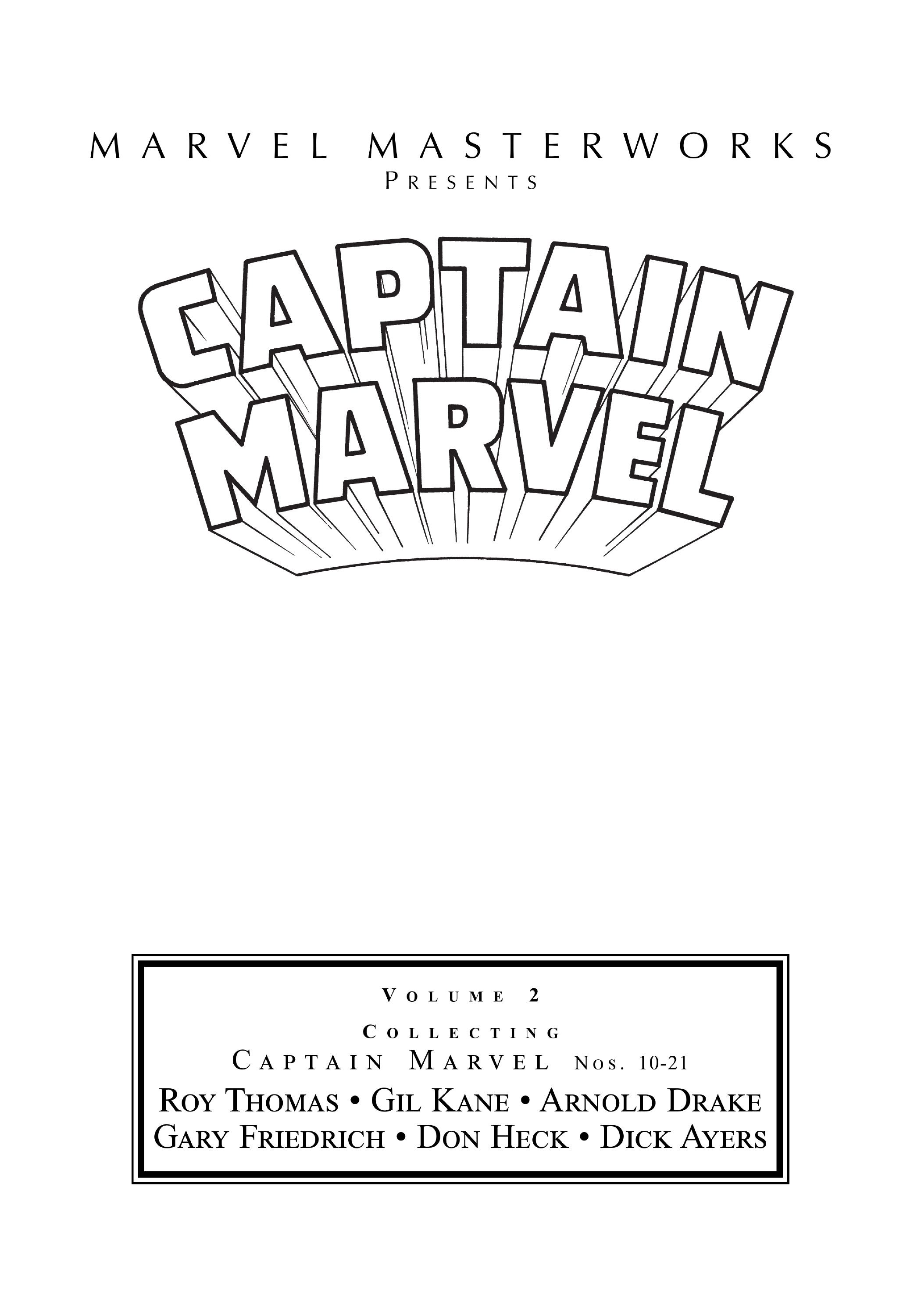 Read online Marvel Masterworks: Captain Marvel comic -  Issue # TPB 2 (Part 1) - 2
