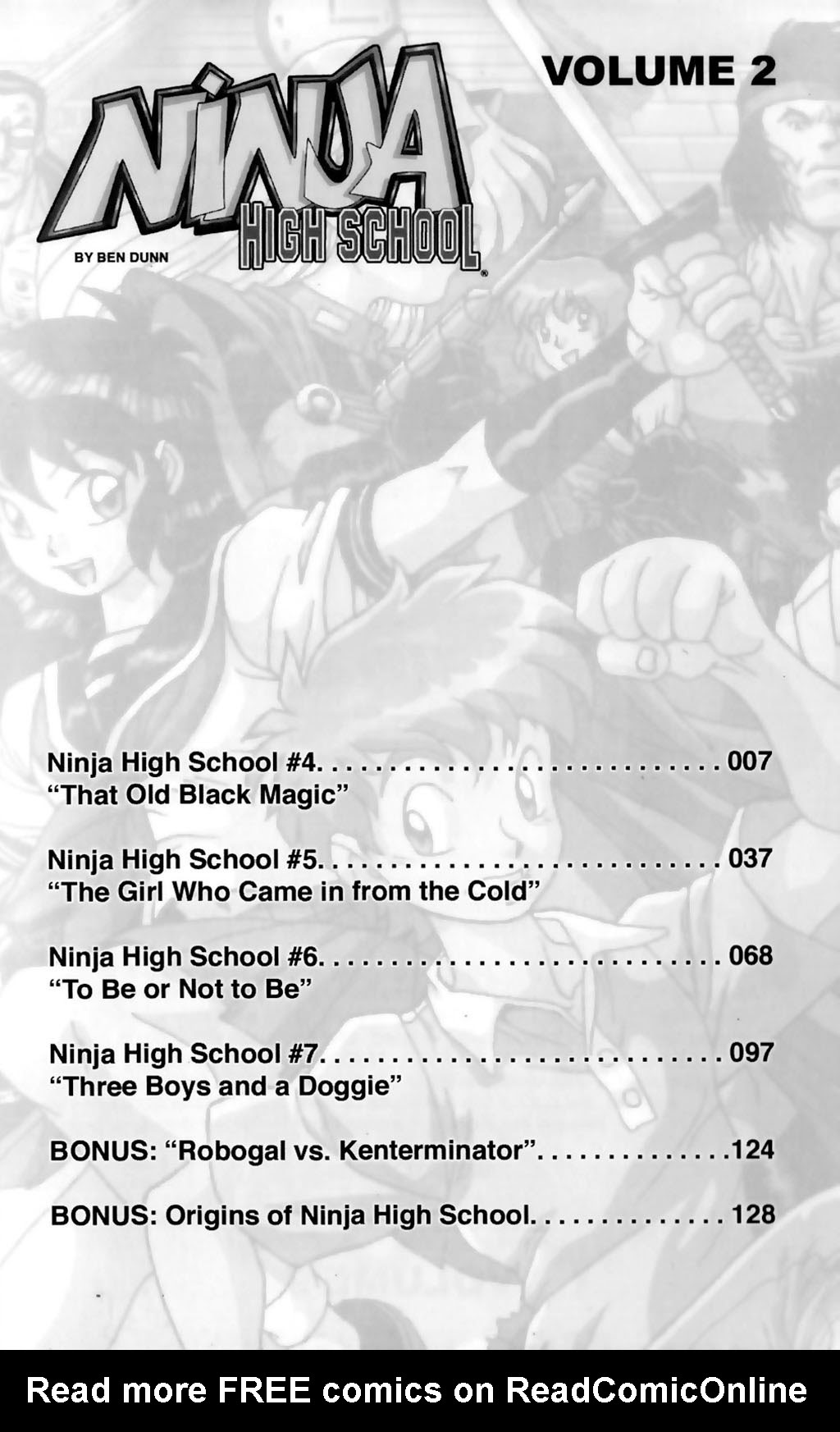 Read online Ninja High School Pocket Manga comic -  Issue #2 - 2