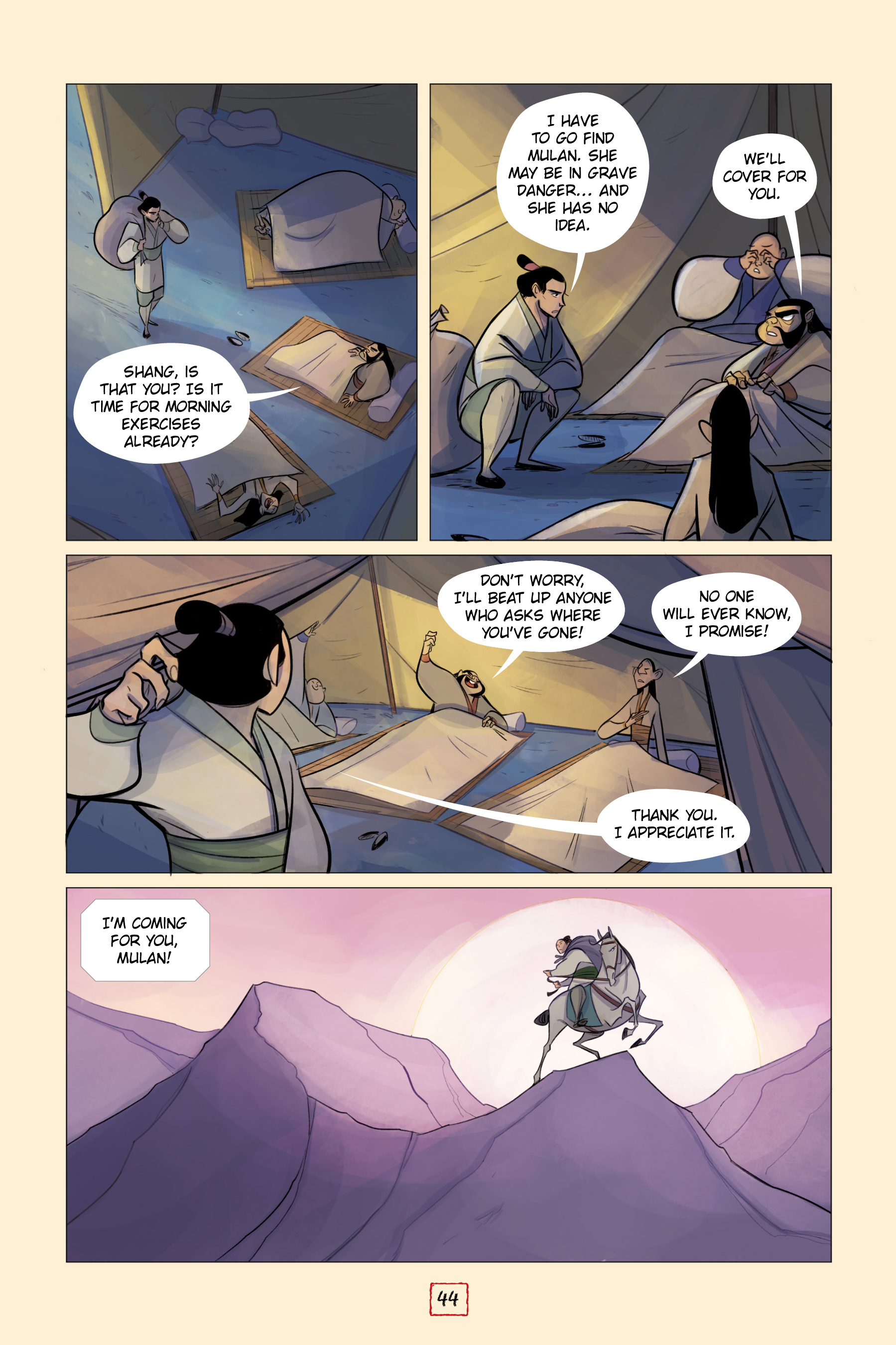 Read online Disney Mulan's Adventure Journal: The Palace of Secrets comic -  Issue # TPB - 45