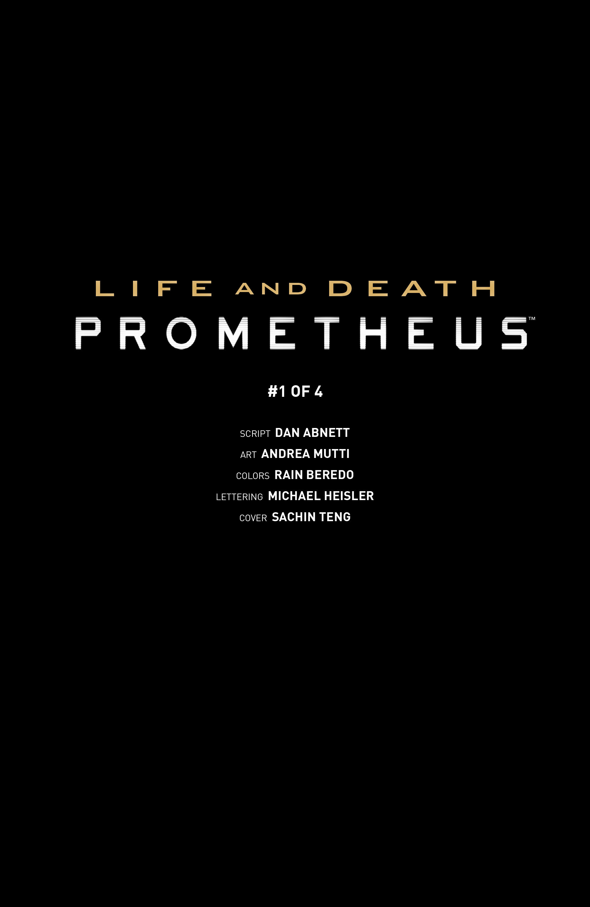 Read online Prometheus: Life and Death comic -  Issue #1 - 28