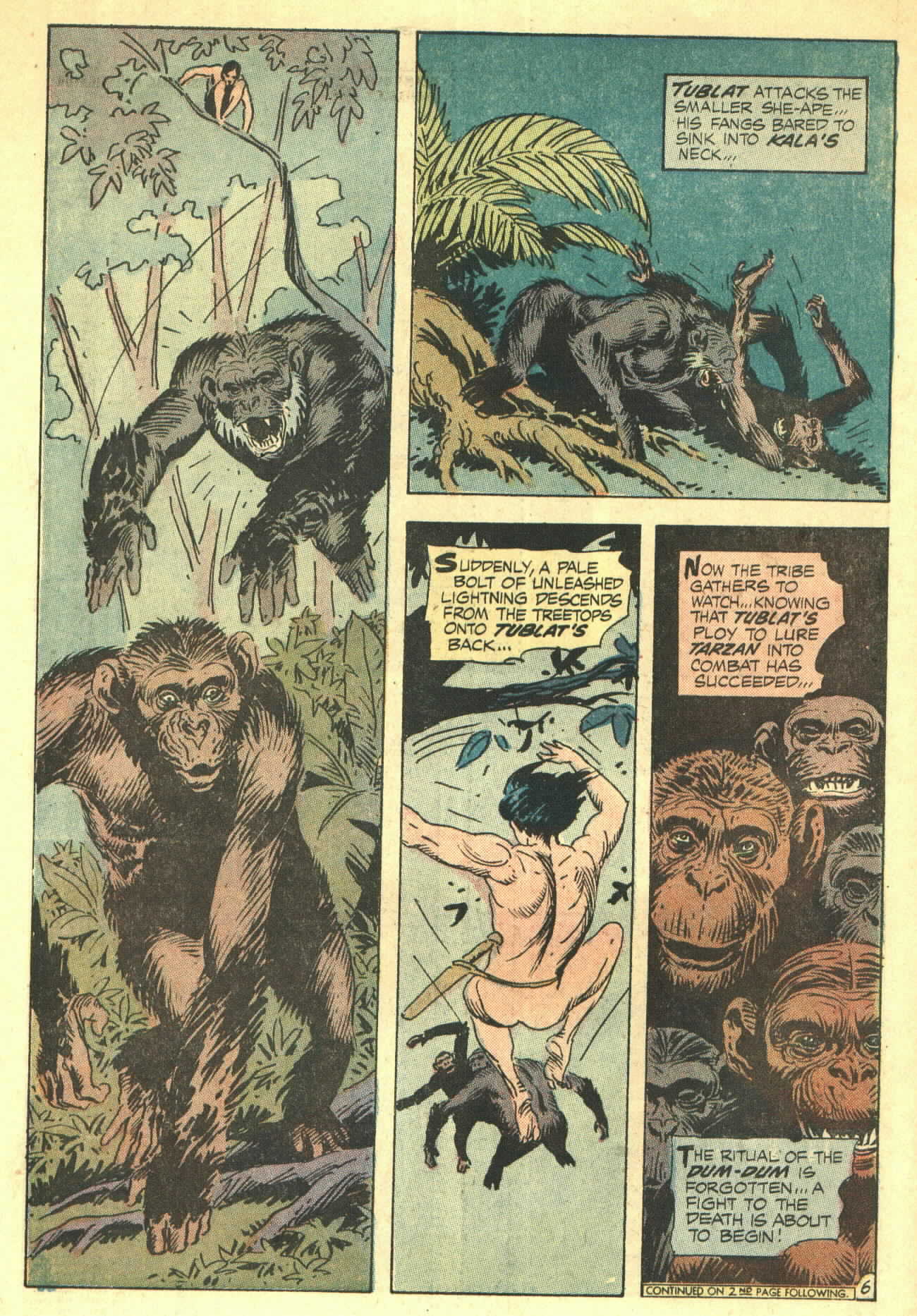 Read online Tarzan (1972) comic -  Issue #208 - 7