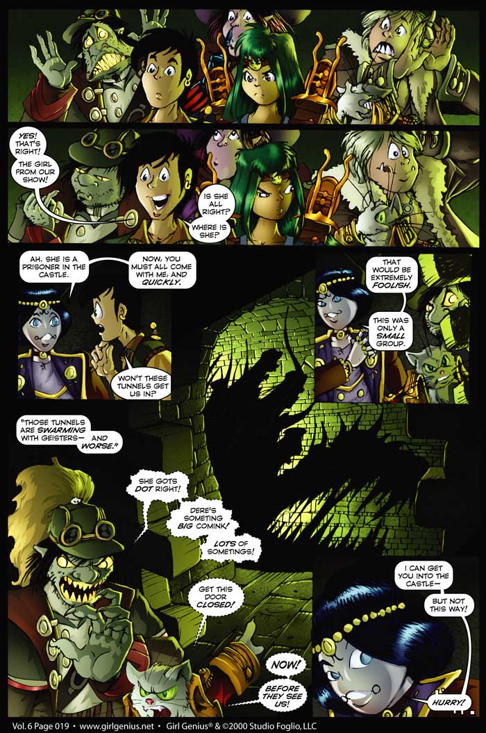 Read online Girl Genius (2002) comic -  Issue #6 - 19
