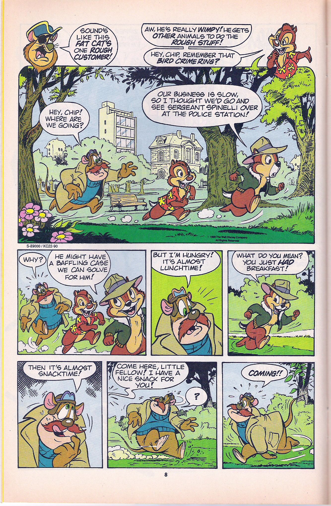 Read online Disney's Chip 'N Dale Rescue Rangers comic -  Issue #7 - 12