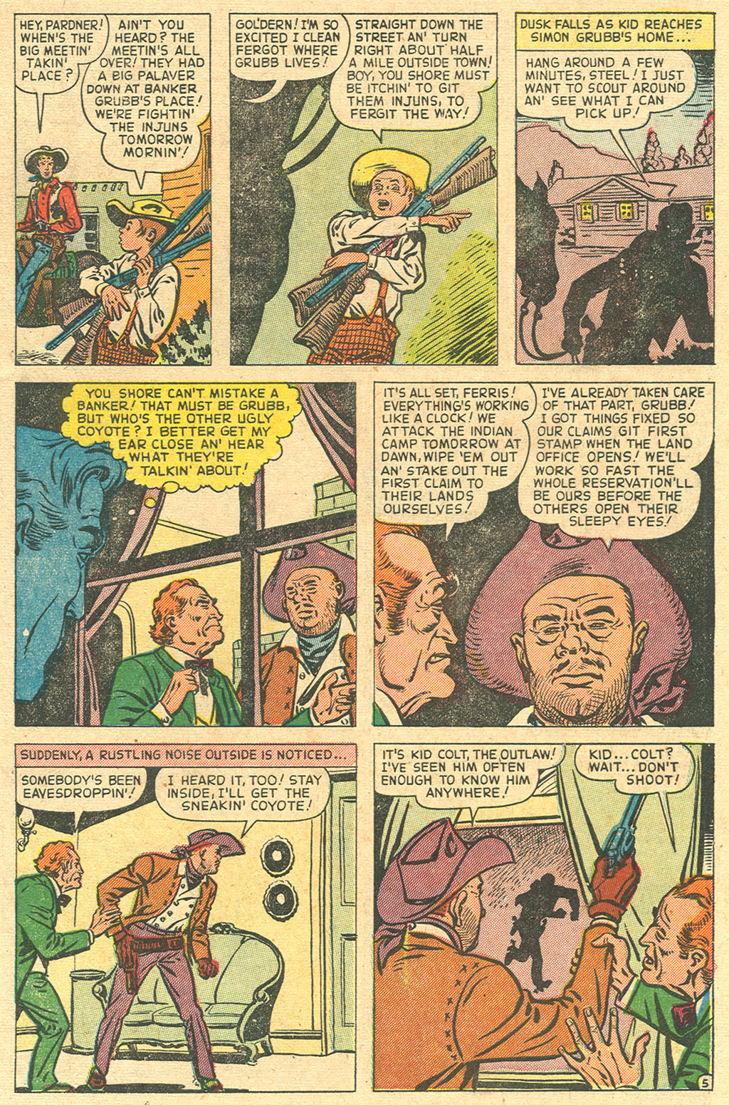 Read online Kid Colt Outlaw comic -  Issue #10 - 7