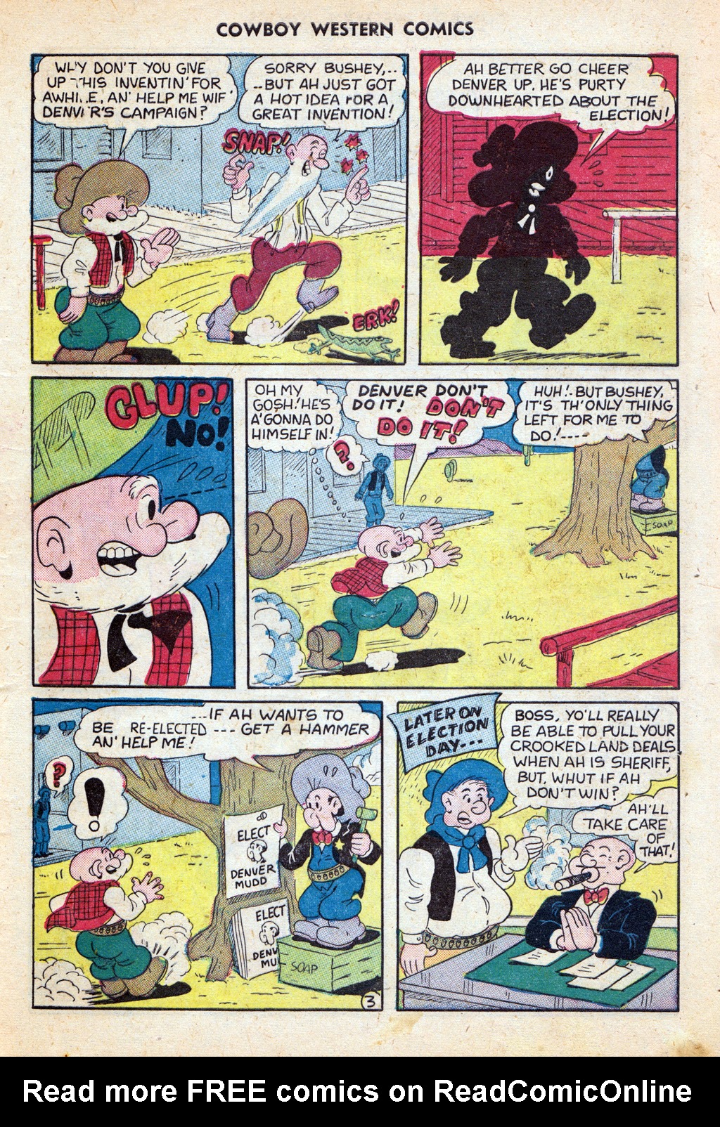 Read online Cowboy Western Comics (1948) comic -  Issue #33 - 9