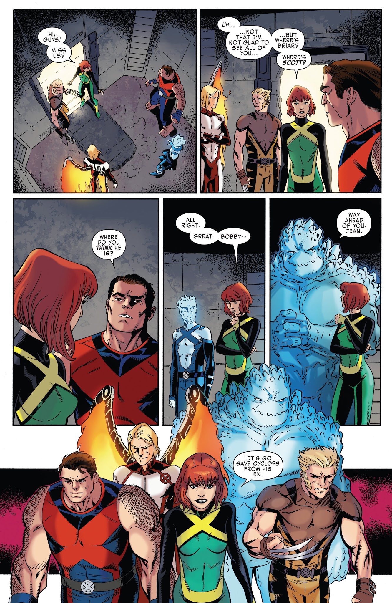 Read online X-Men: Blue comic -  Issue #9 - 9