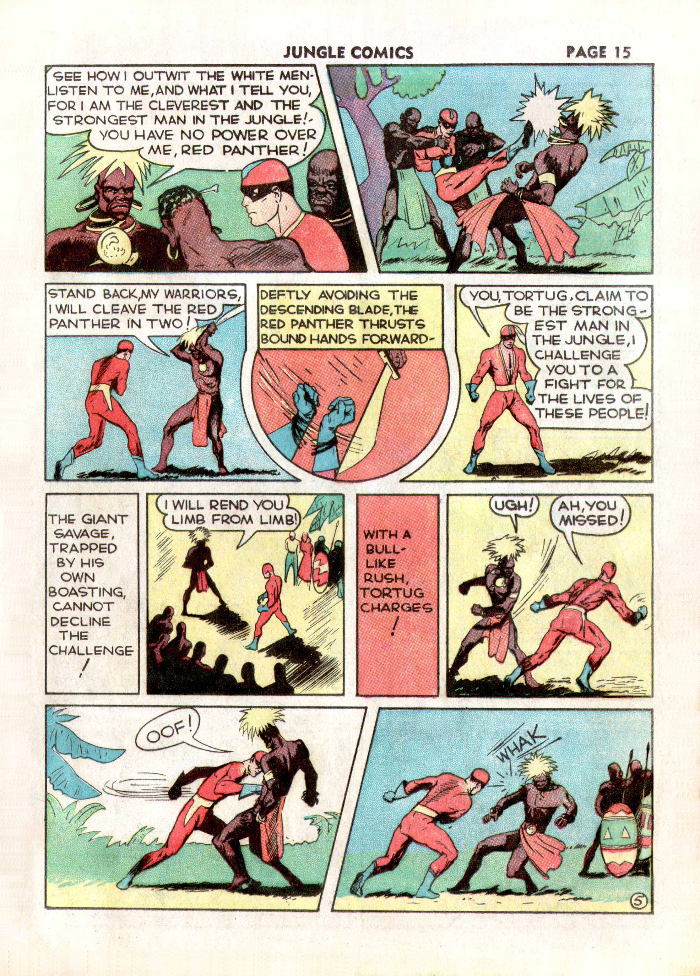 Read online Jungle Comics comic -  Issue #2 - 17