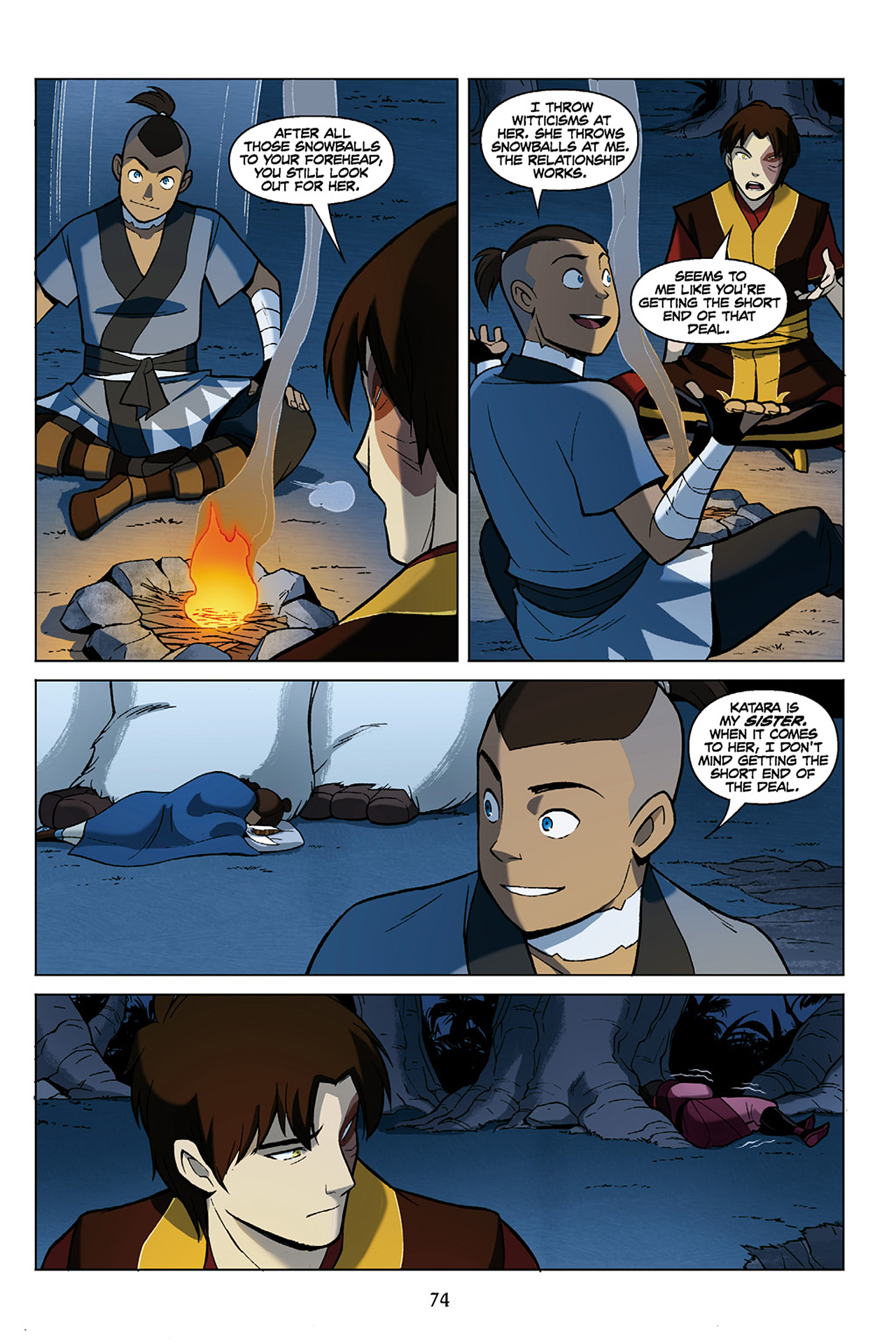 Read online Nickelodeon Avatar: The Last Airbender - The Search comic -  Issue # Part 1 - 75