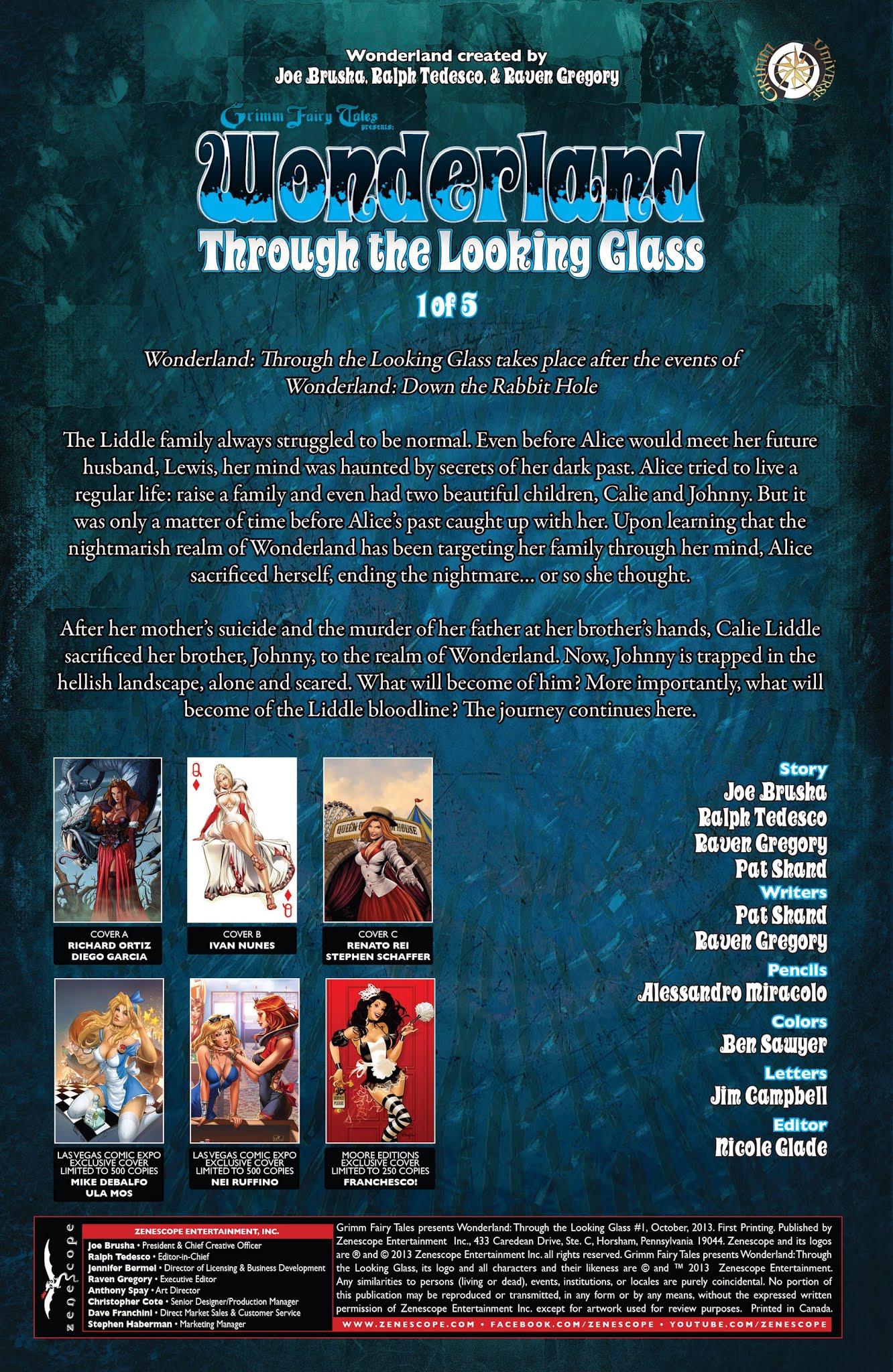 Read online Grimm Fairy Tales presents Wonderland: Through the Looking Glass comic -  Issue #1 - 4