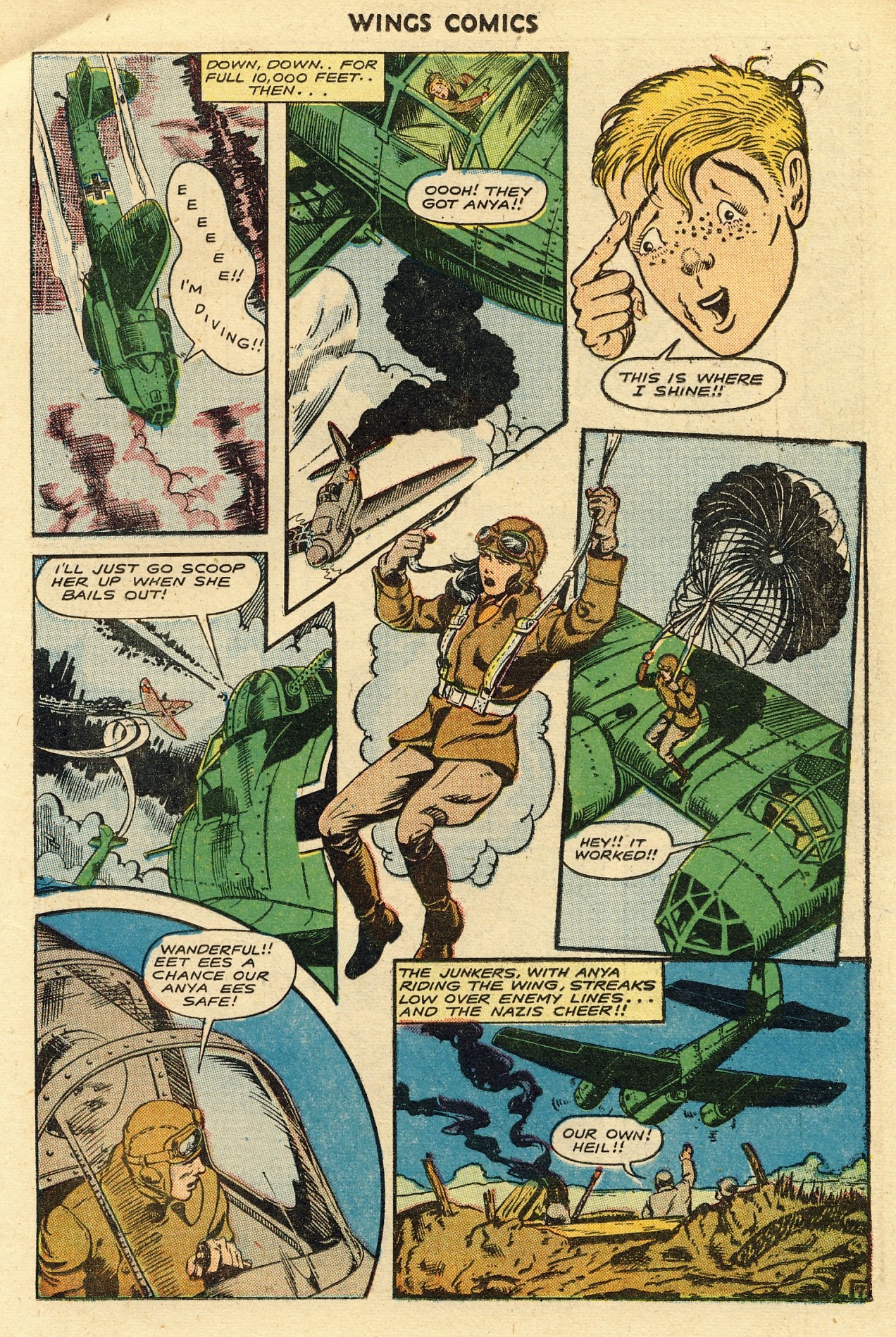 Read online Wings Comics comic -  Issue #49 - 19