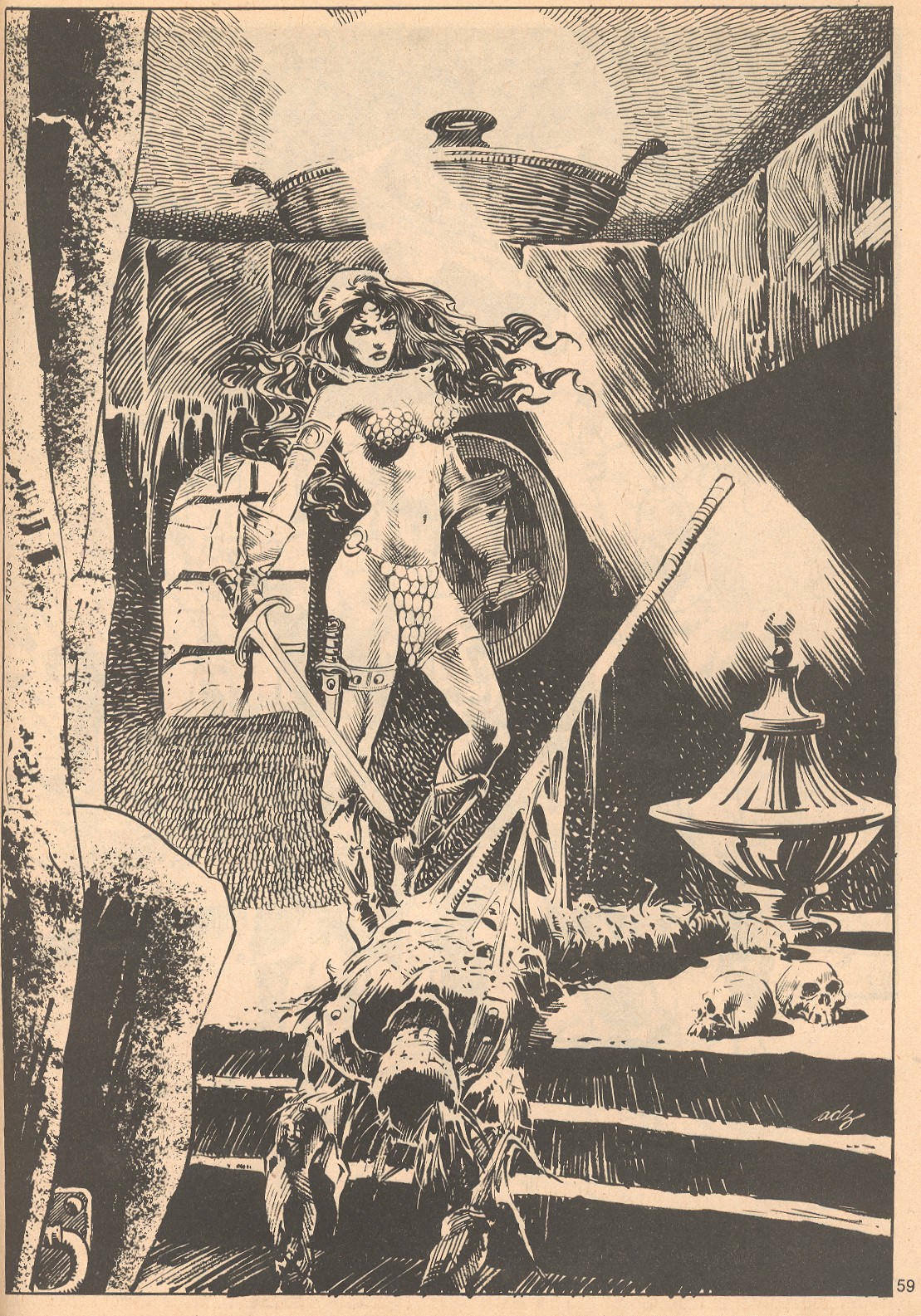 Read online The Savage Sword Of Conan comic -  Issue #56 - 59