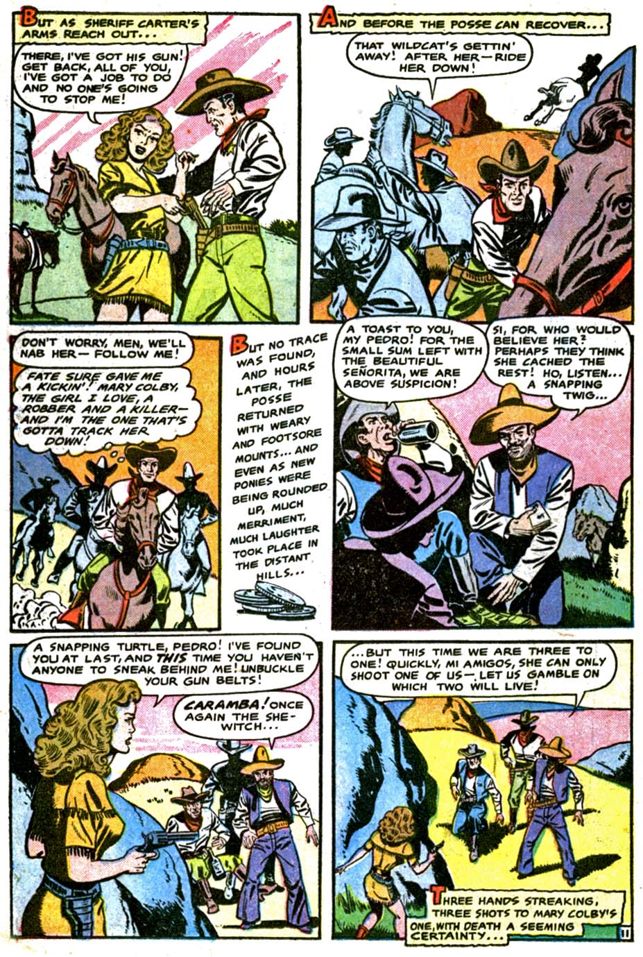 Read online Cowgirl Romances (1950) comic -  Issue #3 - 19