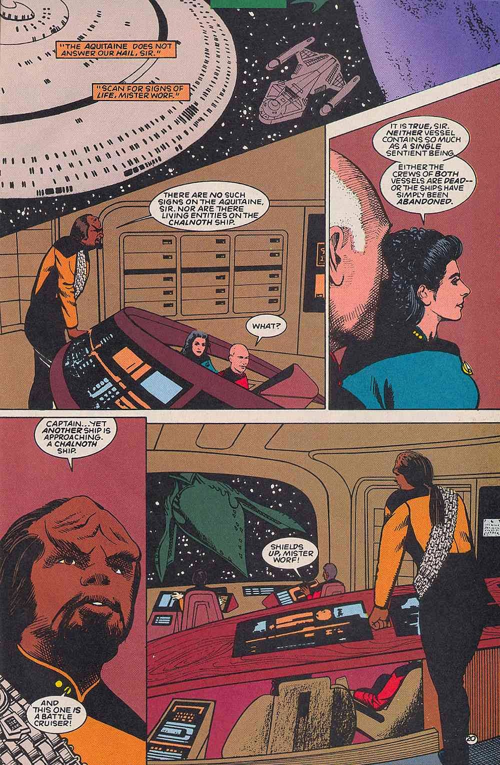 Read online Star Trek: The Next Generation (1989) comic -  Issue #59 - 20