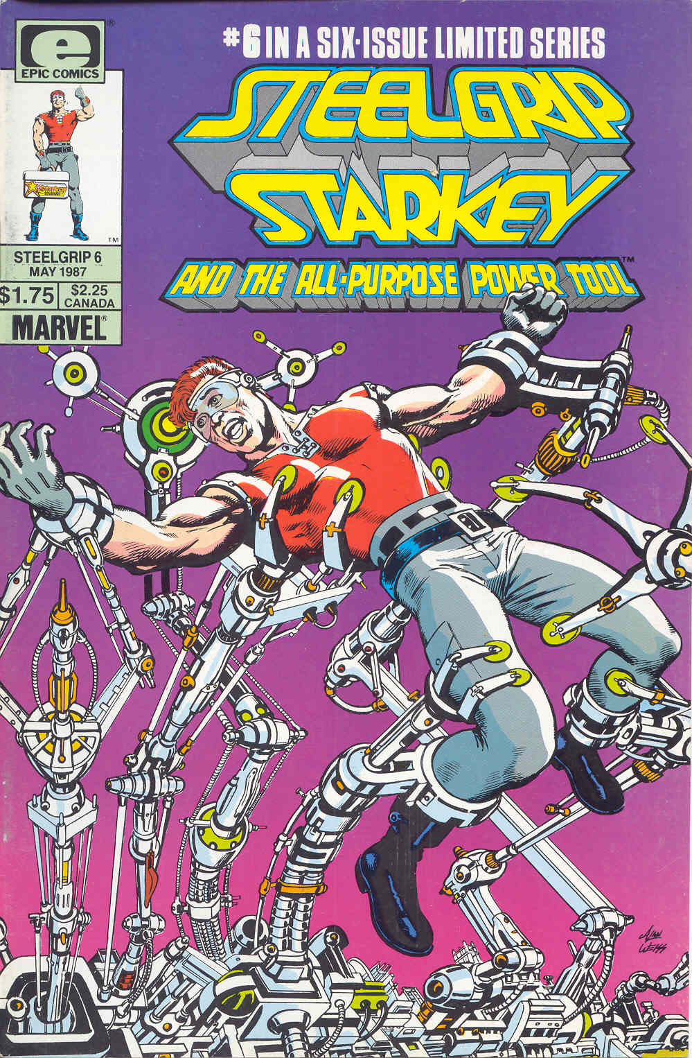 Read online Steelgrip Starkey comic -  Issue #6 - 1