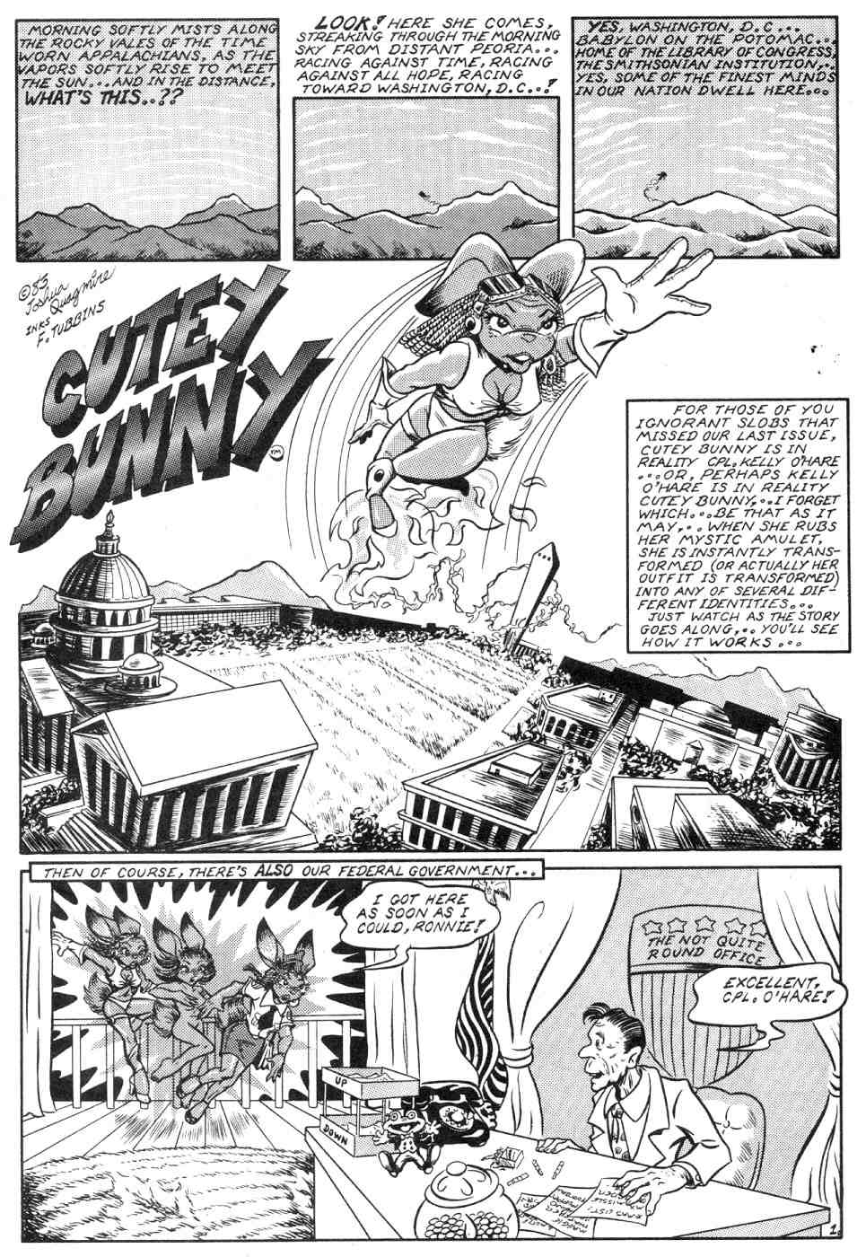 Read online Army  Surplus Komikz Featuring: Cutey Bunny comic -  Issue #2 - 3