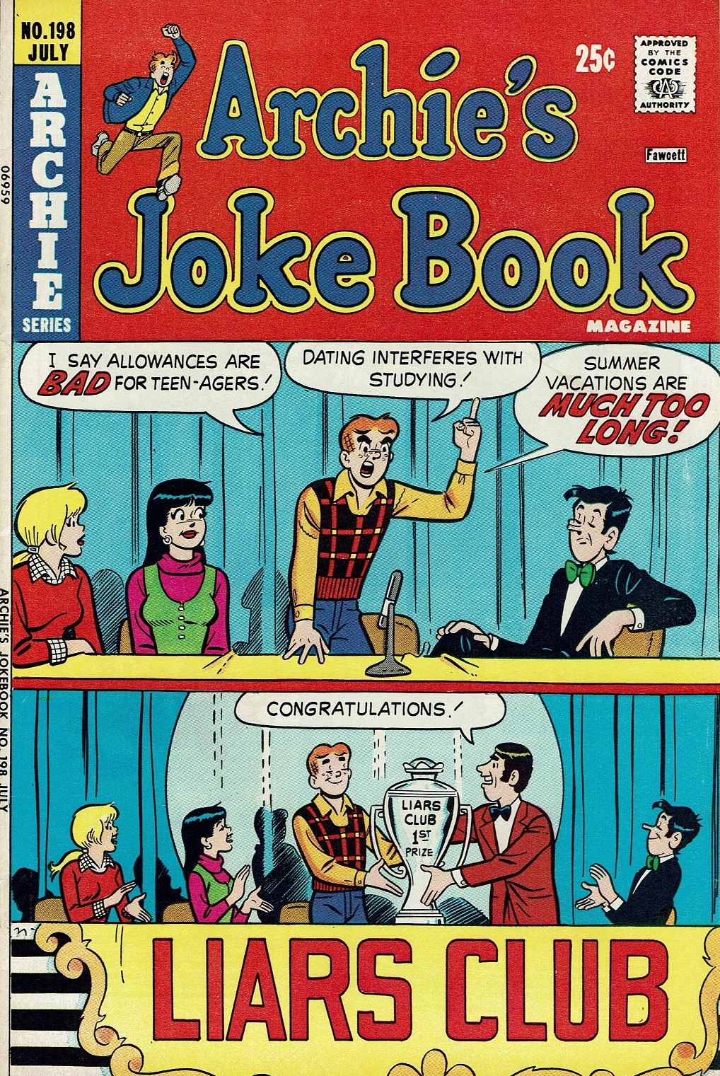 Read online Archie's Joke Book Magazine comic -  Issue #198 - 1