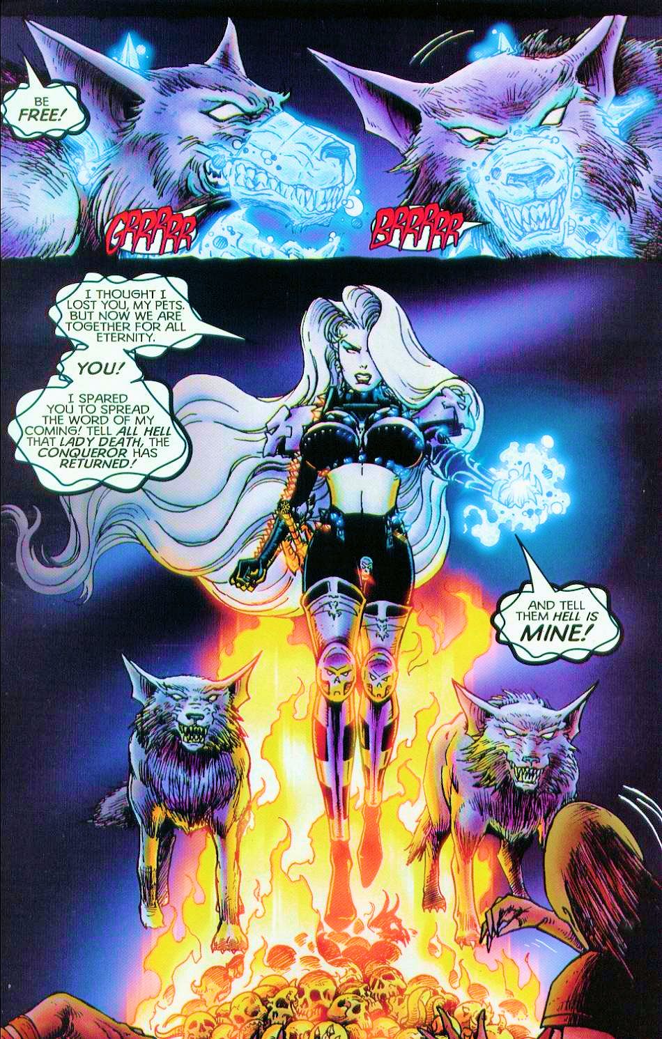 Lady Death Chastity Zustand 1 Chrossover #7 1x Comic Chaos 
