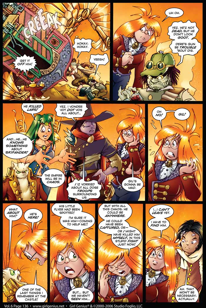 Read online Girl Genius (2002) comic -  Issue #6 - 137