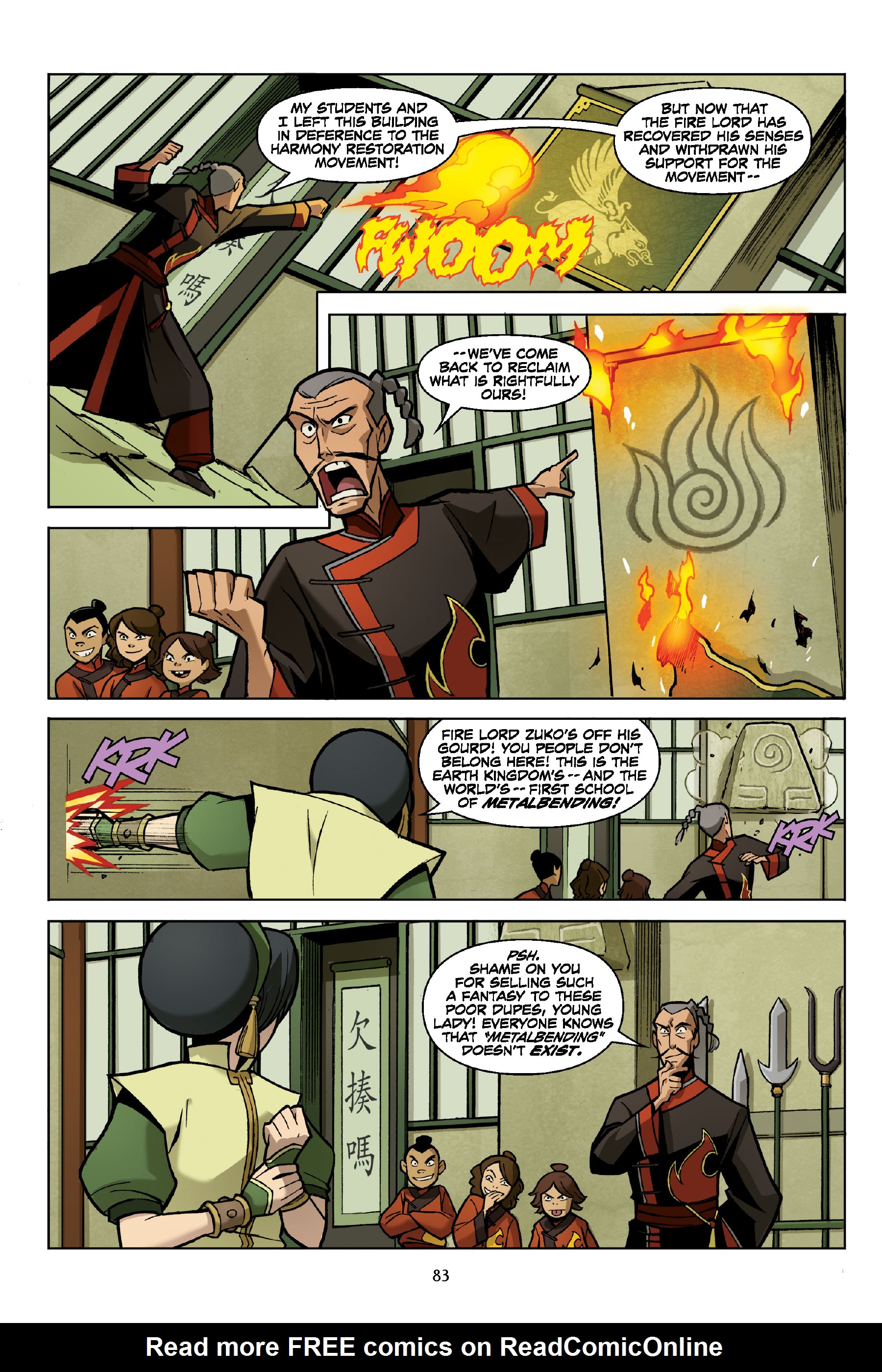 Read online Nickelodeon Avatar: The Last Airbender - The Promise comic -  Issue # _TPB Omnibus (Part 1) - 84