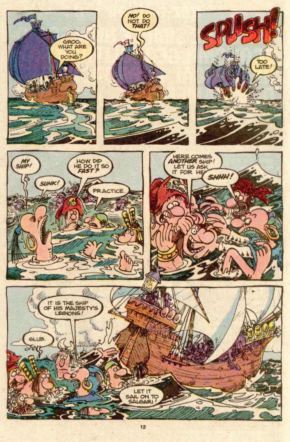 Read online Sergio Aragonés Groo the Wanderer comic -  Issue #33 - 12