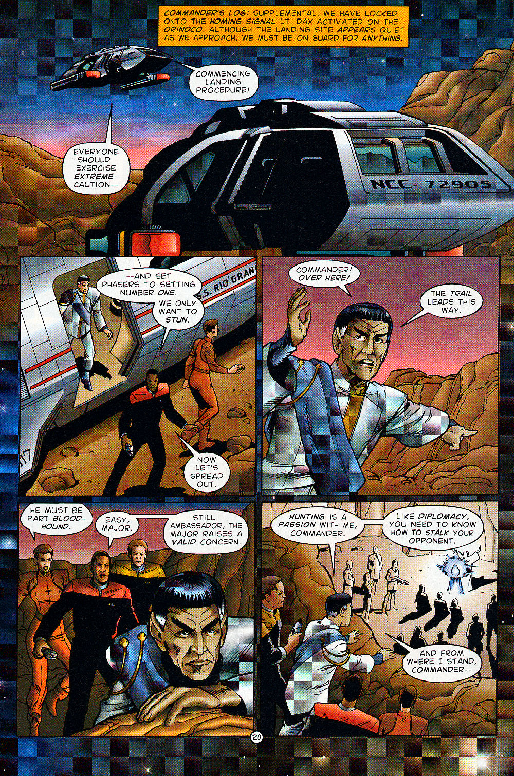 Read online Star Trek: Deep Space Nine: Celebrity Series comic -  Issue #1 - 24