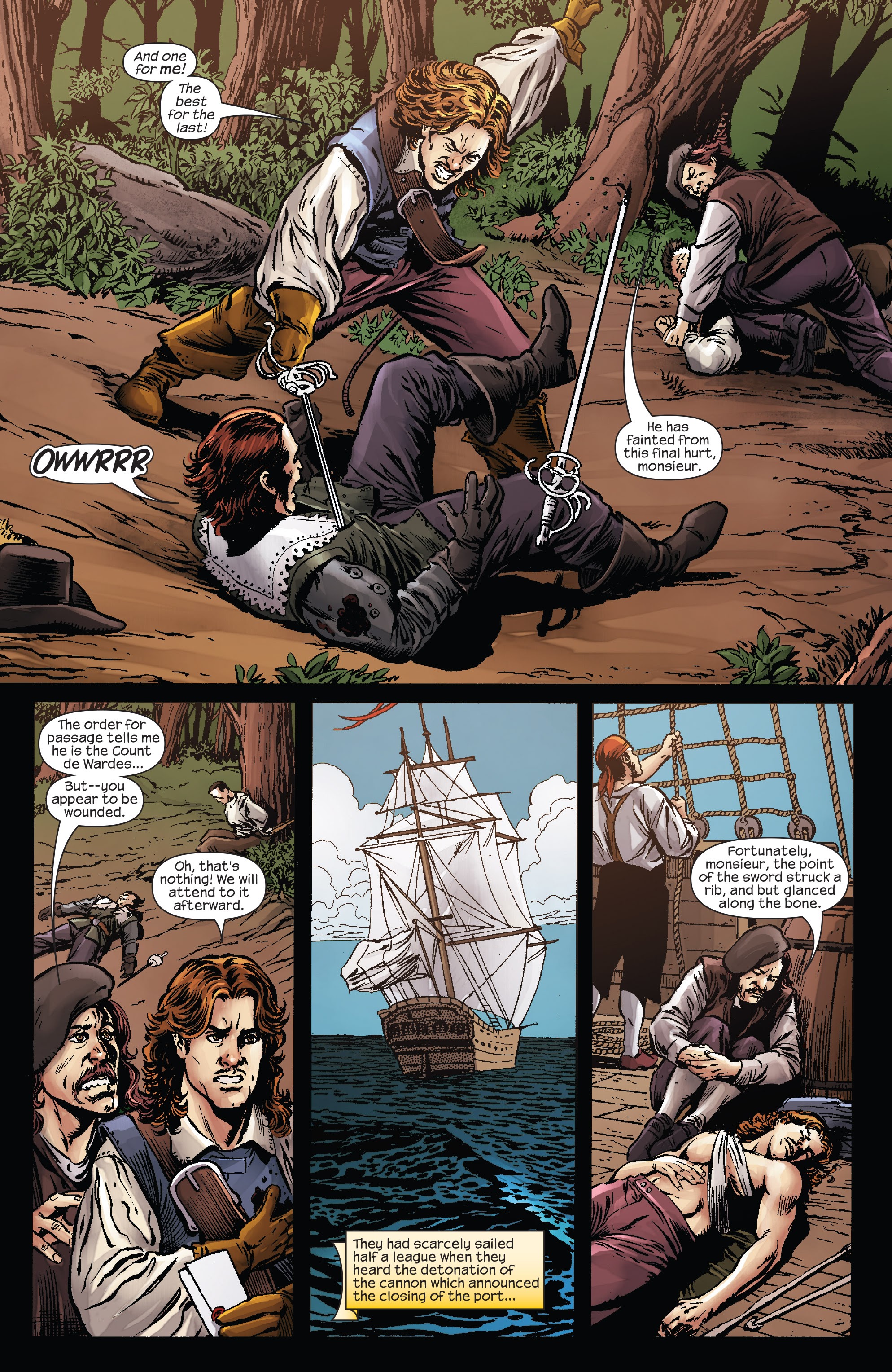 Read online Marvel Illustrated: The Three Musketeers comic -  Issue #3 - 6