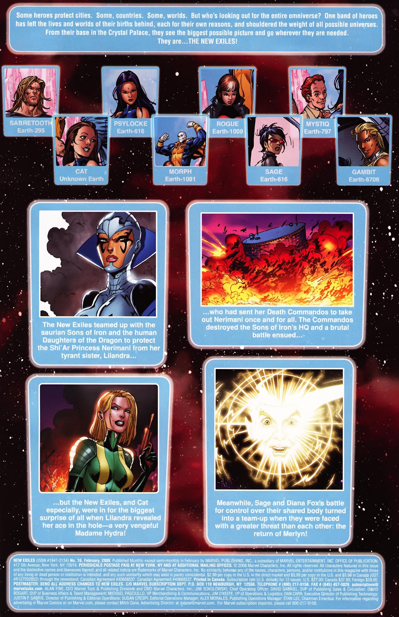 Read online New Exiles comic -  Issue #16 - 2