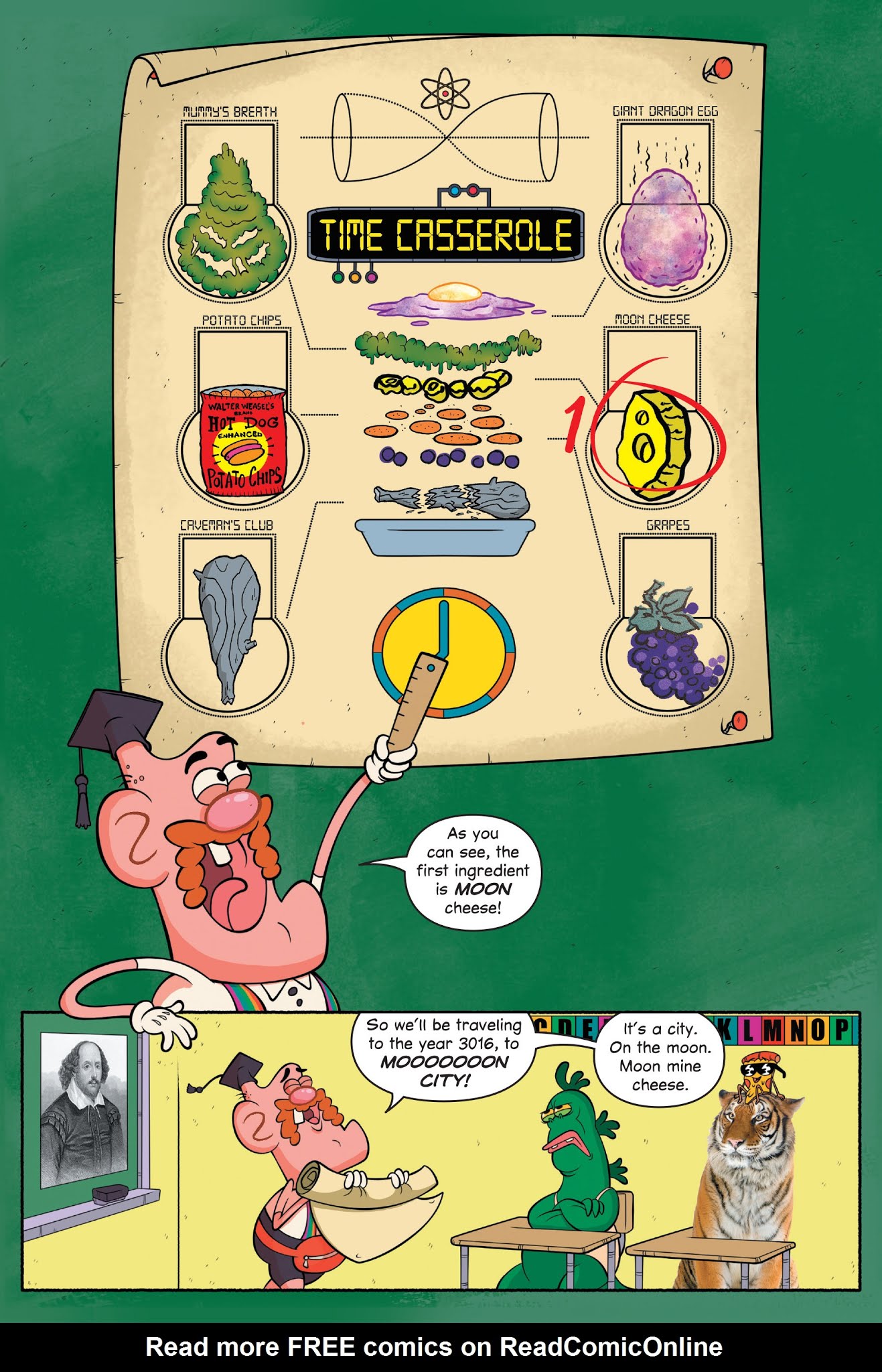 Read online Uncle Grandpa and the Time Casserole comic -  Issue # TPB - 21