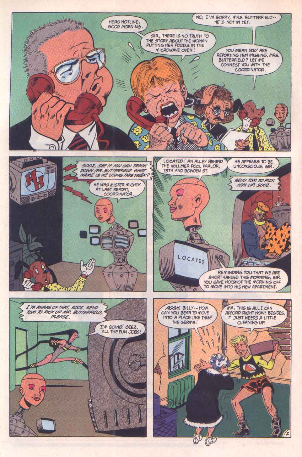 Read online Hero Hotline comic -  Issue #4 - 3