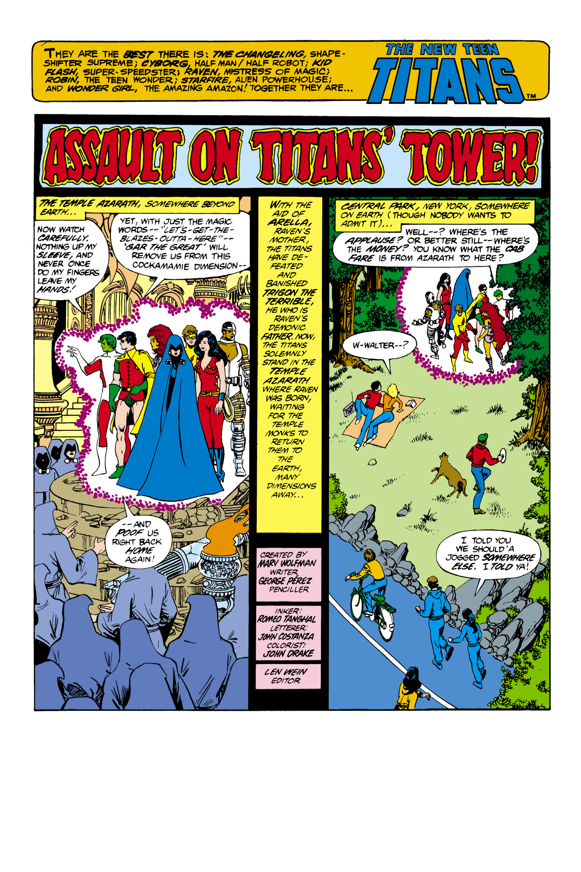 Read online The New Teen Titans (1980) comic -  Issue #7 - 2