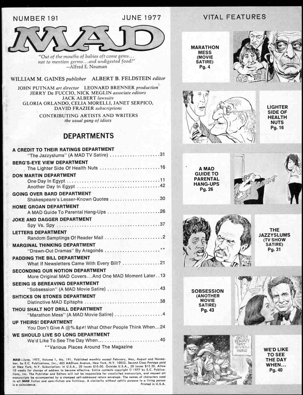 Read online MAD comic -  Issue #191 - 3