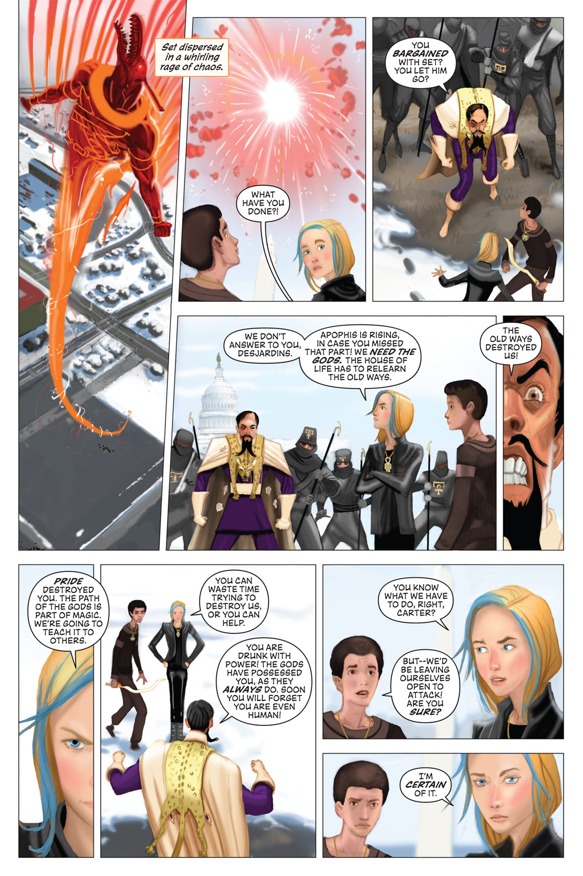 Read online The Kane Chronicles comic -  Issue # TPB 1 - 176