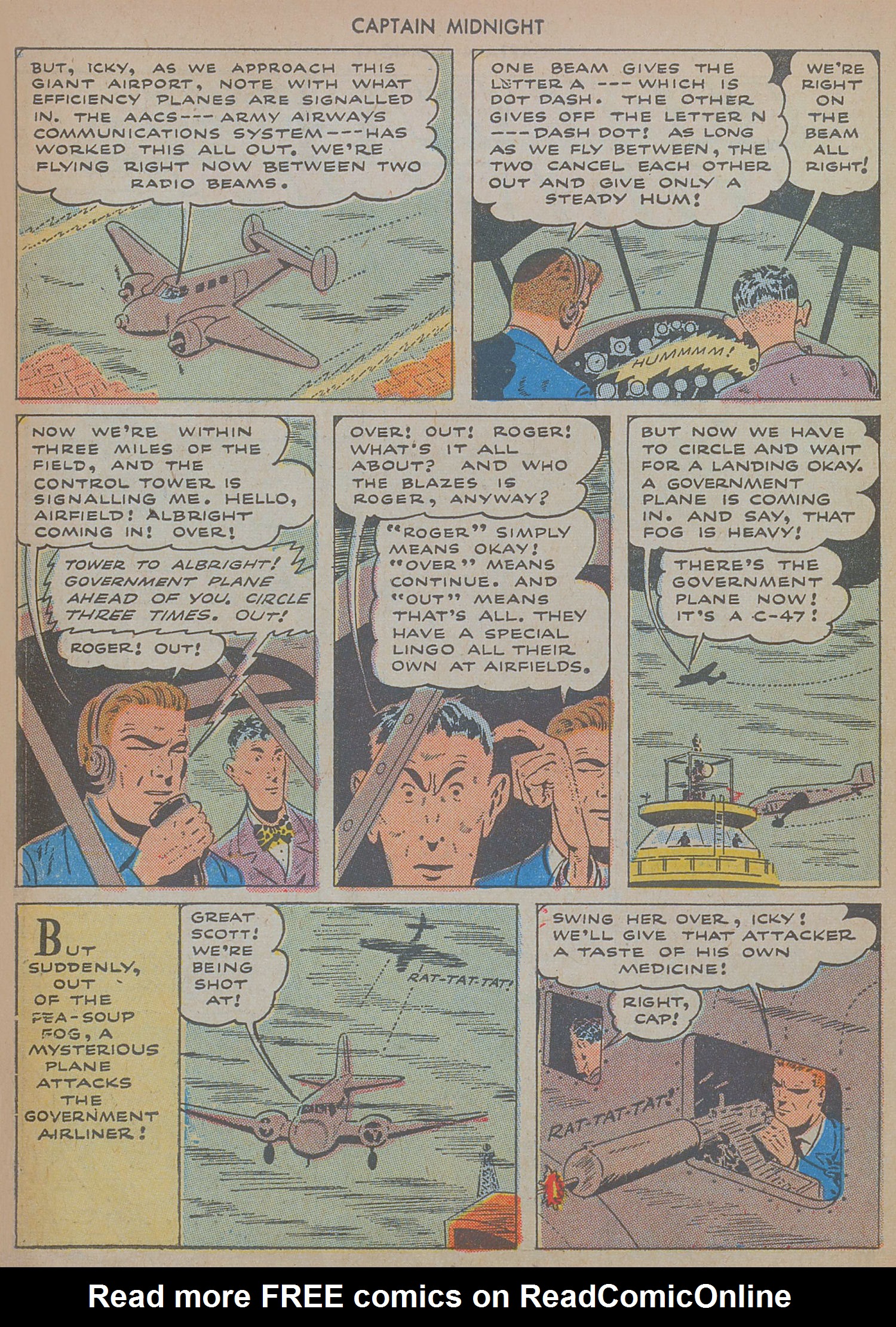 Read online Captain Midnight (1942) comic -  Issue #24 - 26