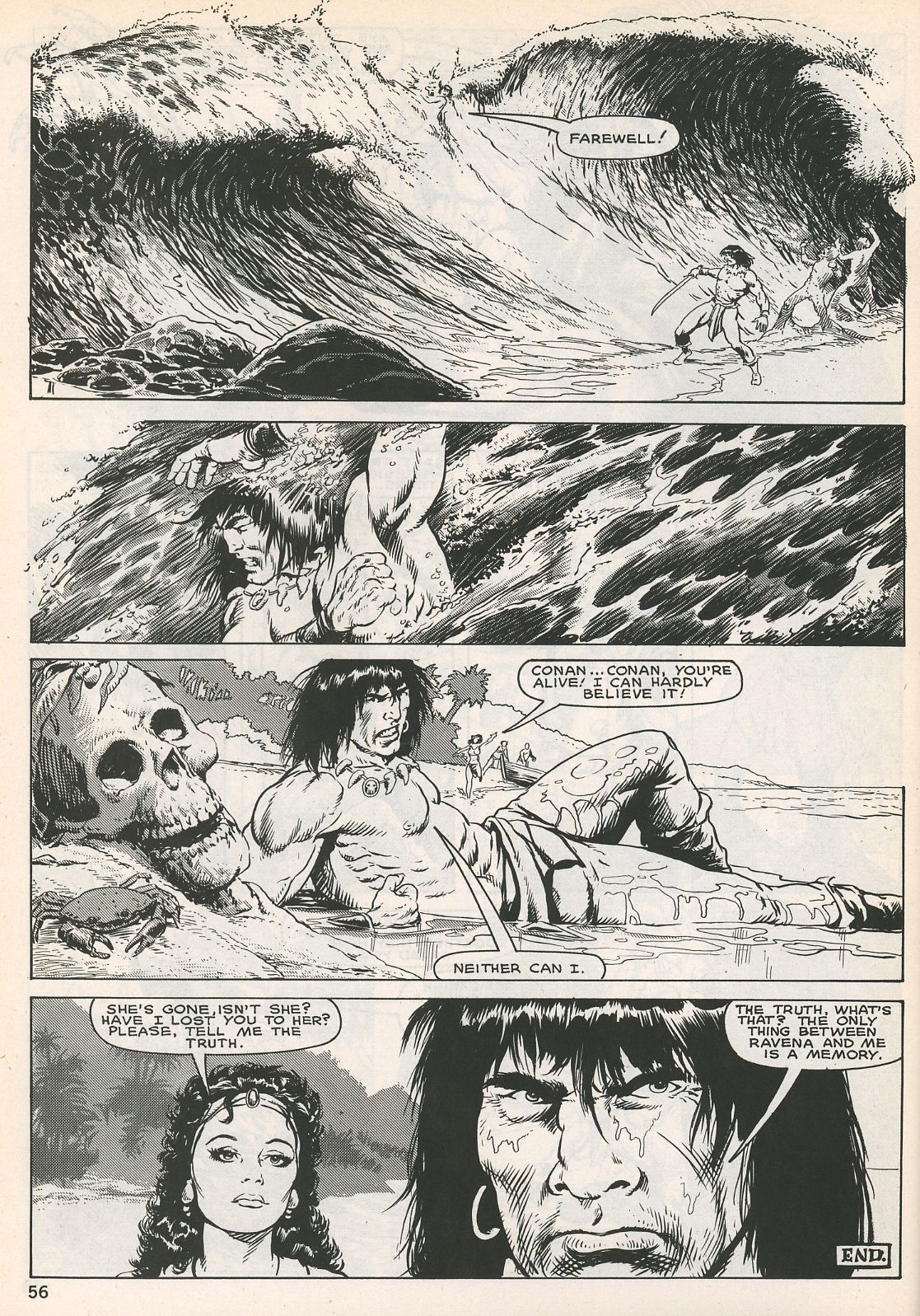 Read online The Savage Sword Of Conan comic -  Issue #129 - 54