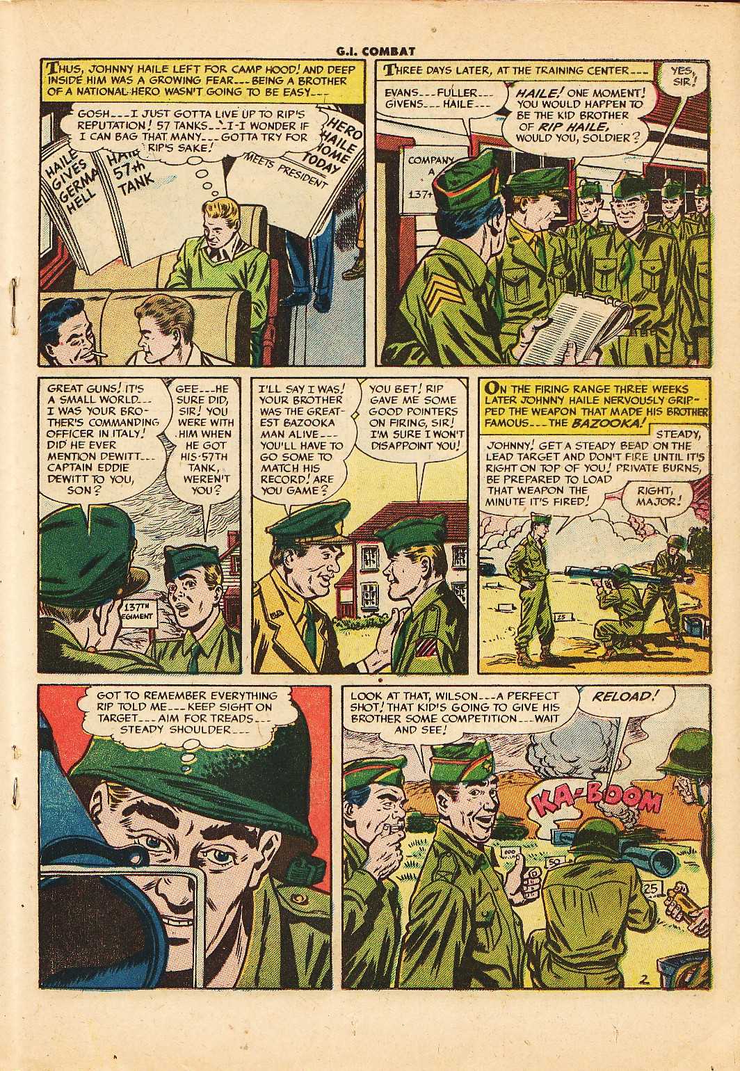 Read online G.I. Combat (1952) comic -  Issue #13 - 19