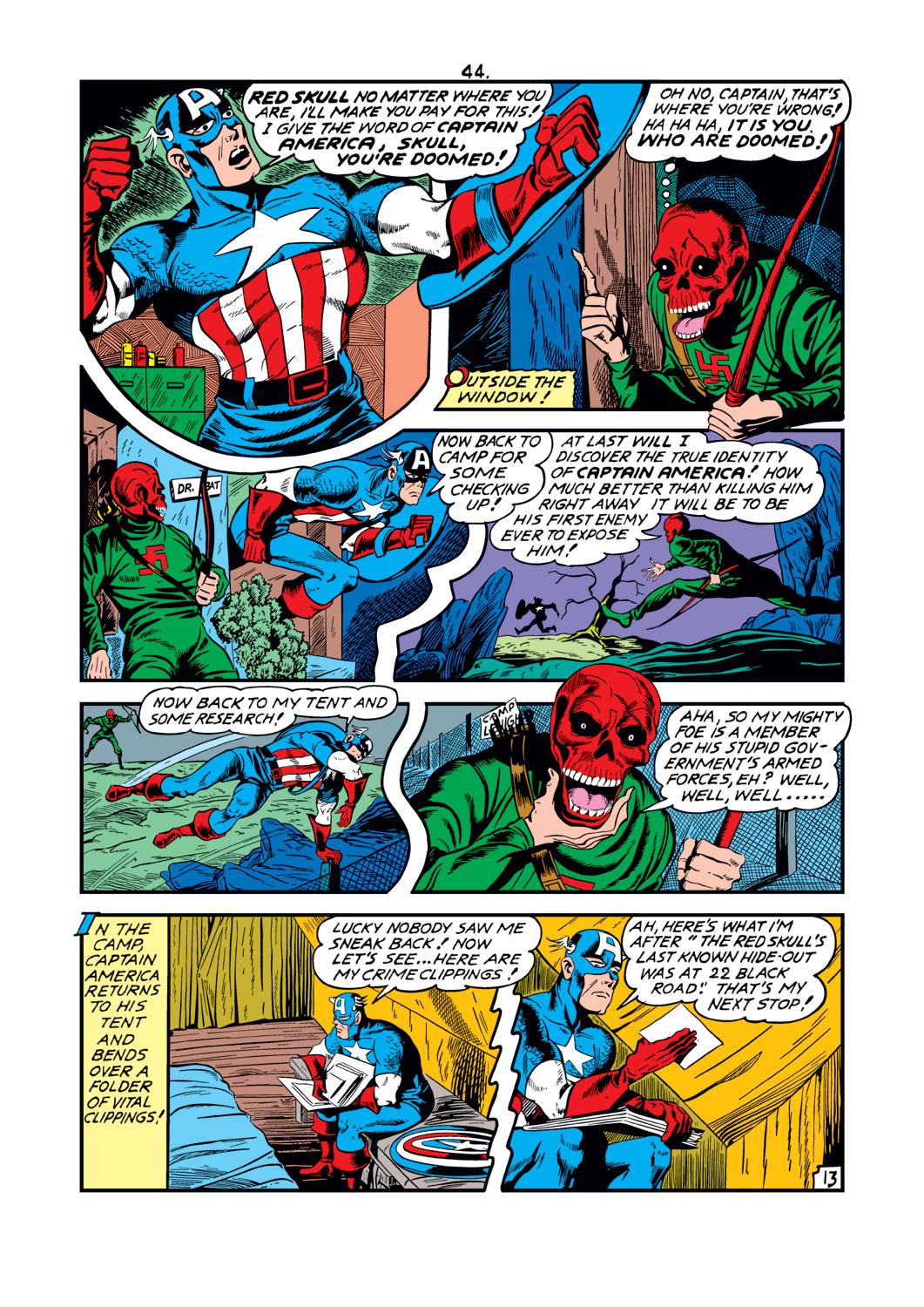 Read online Captain America Comics comic -  Issue #16 - 45