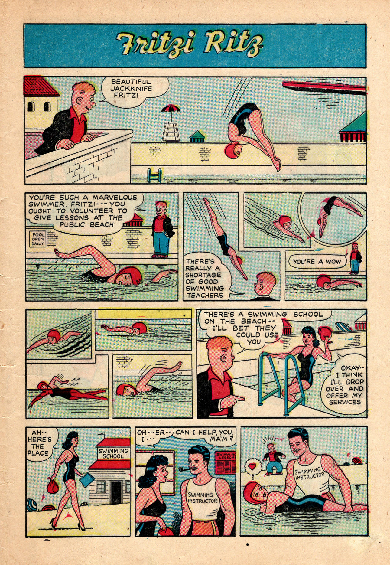 Read online Fritzi Ritz (1953) comic -  Issue #47 - 5