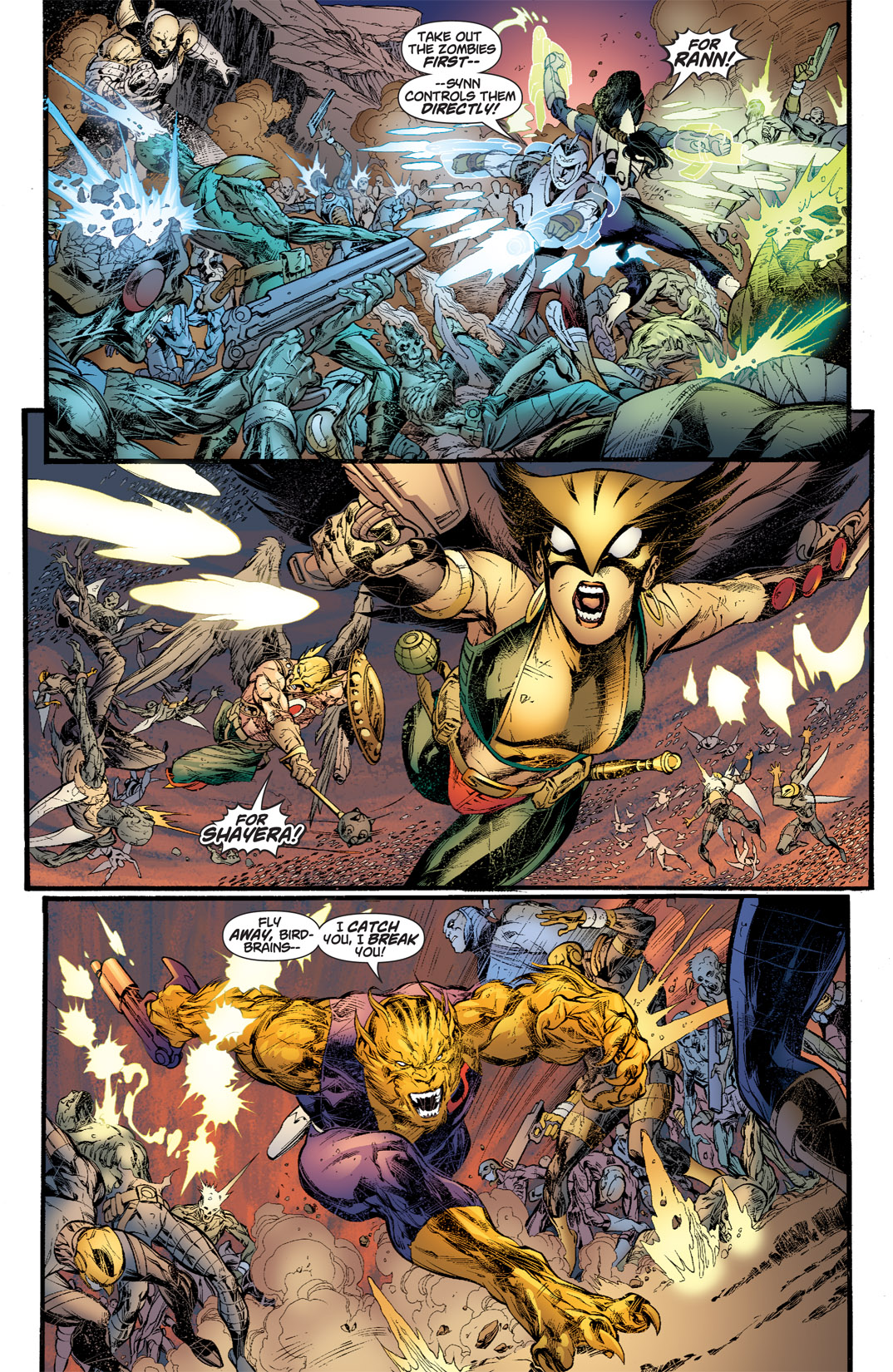 Read online Rann/Thanagar War comic -  Issue #6 - 8