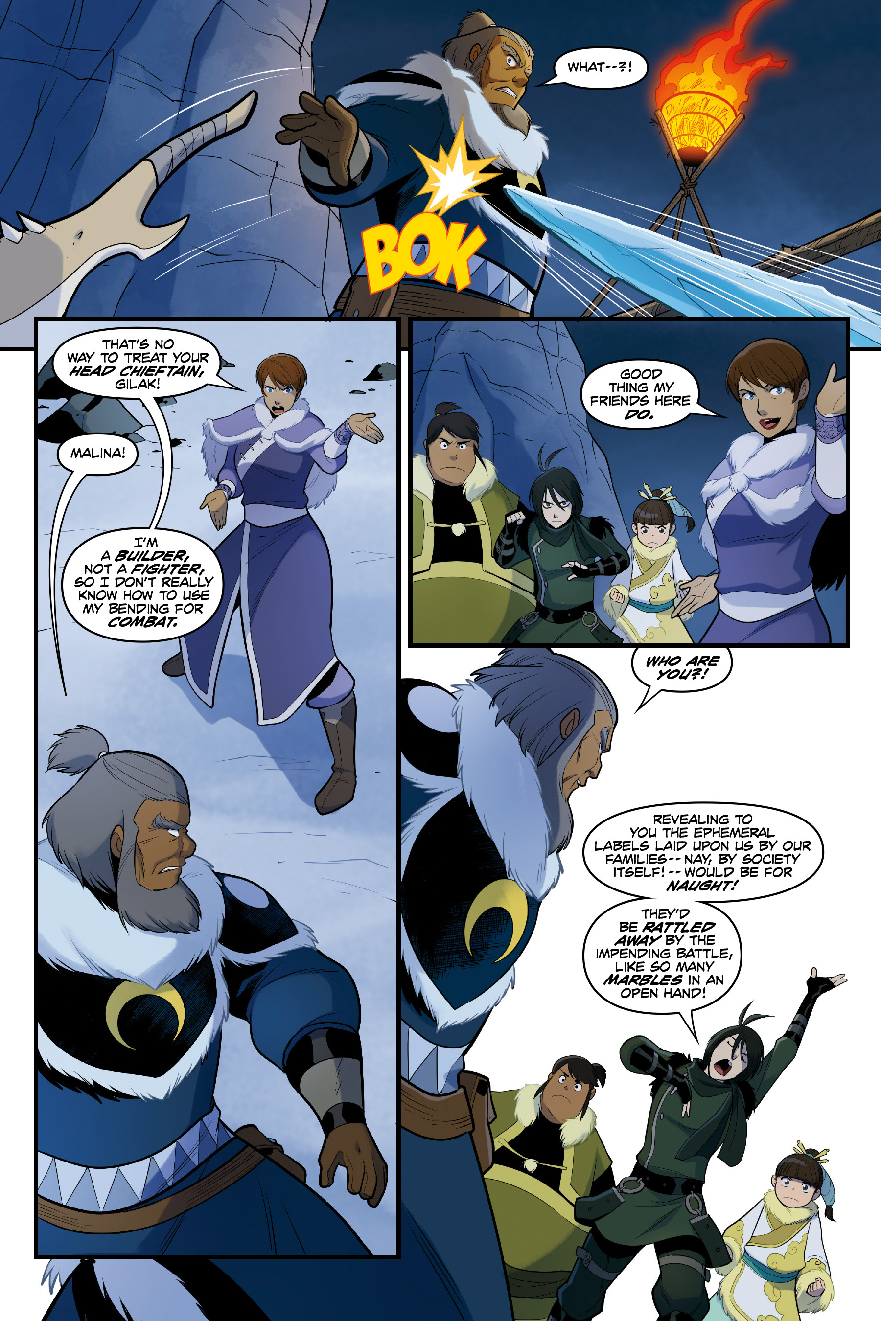 Read online Nickelodeon Avatar: The Last Airbender - North and South comic -  Issue #3 - 54